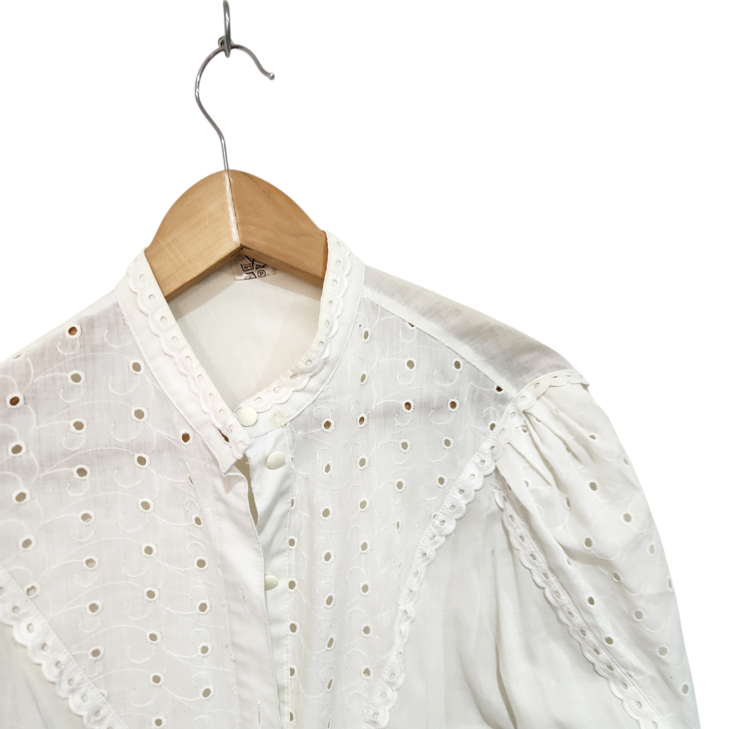 חולצת וינטג' מכופתרת לאישה מידה 42