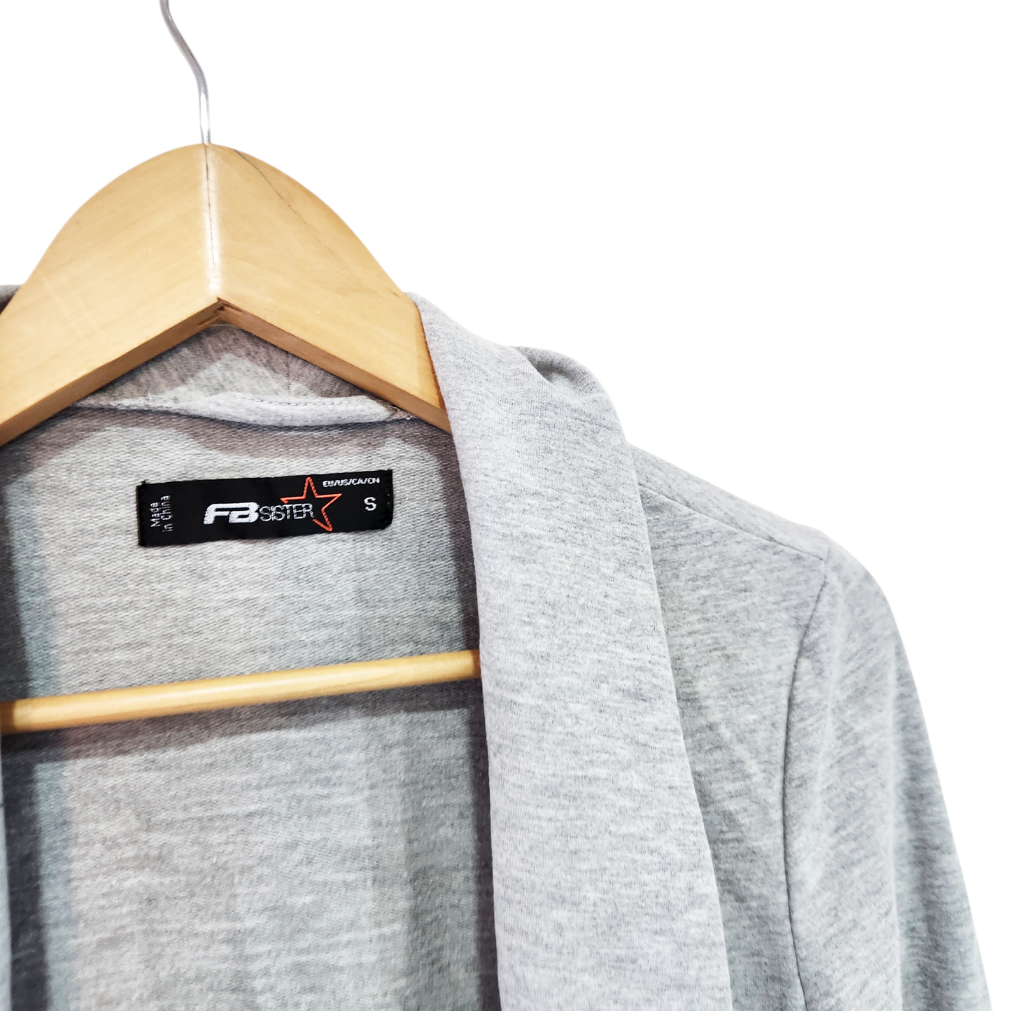 SB SISTER | ג'קט צבע אפור לאישה מידה S