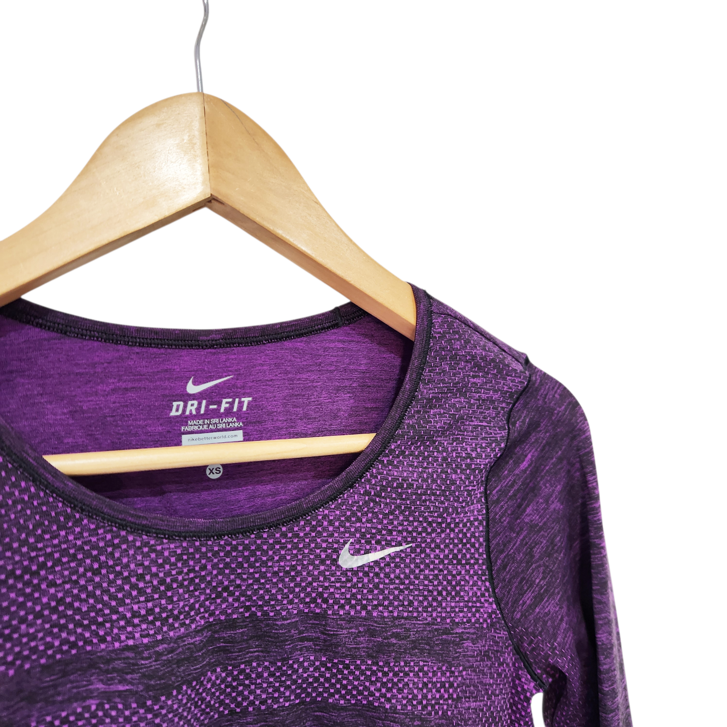 NIKE | DRI-FIT | חולצה ארוכה דקה לאישה מידה XS