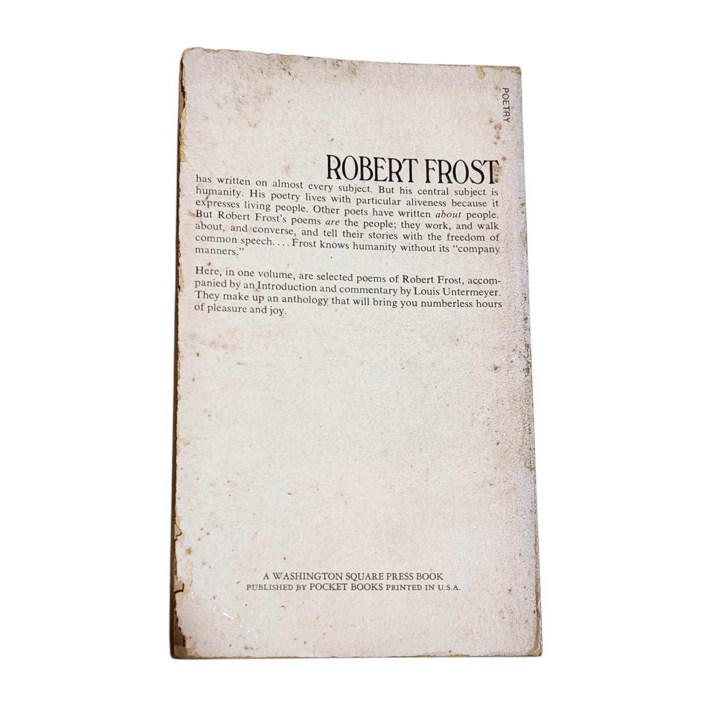 New Enlarged Pocket Anthology of Robert Frost’s Poems - Robert Frost