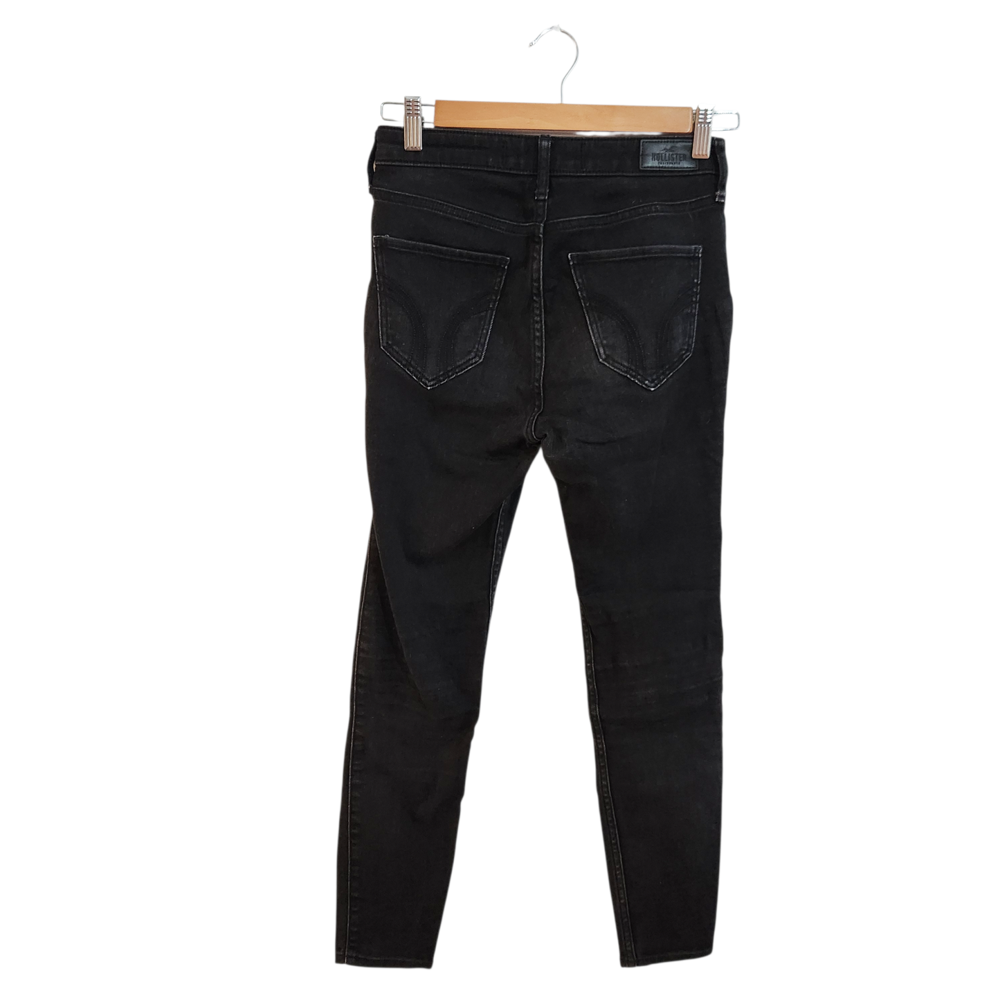 HOLLISTER | ג'ינס סקיני צבע שחור | לאישה מידה S | W25