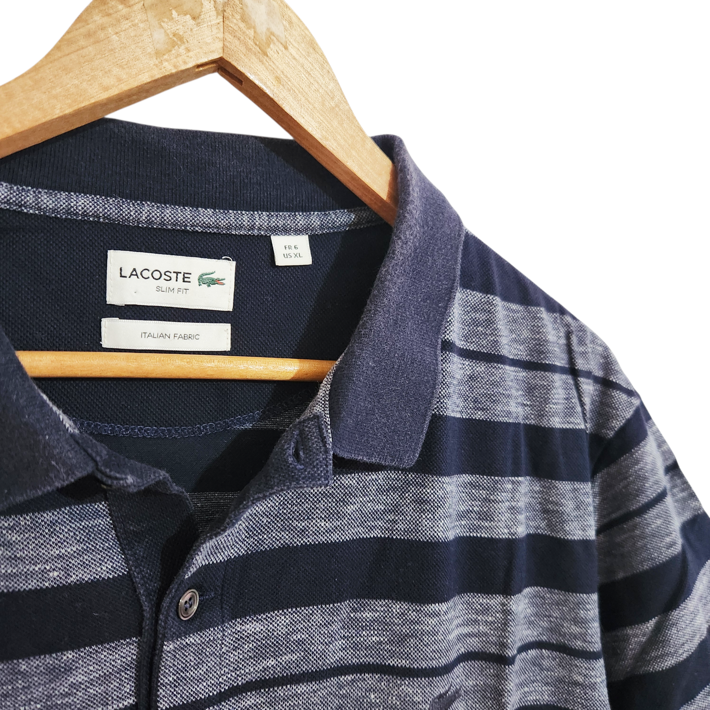 LACOSTE | SLIM FIT | חולצה קצרה לגבר מידה XL