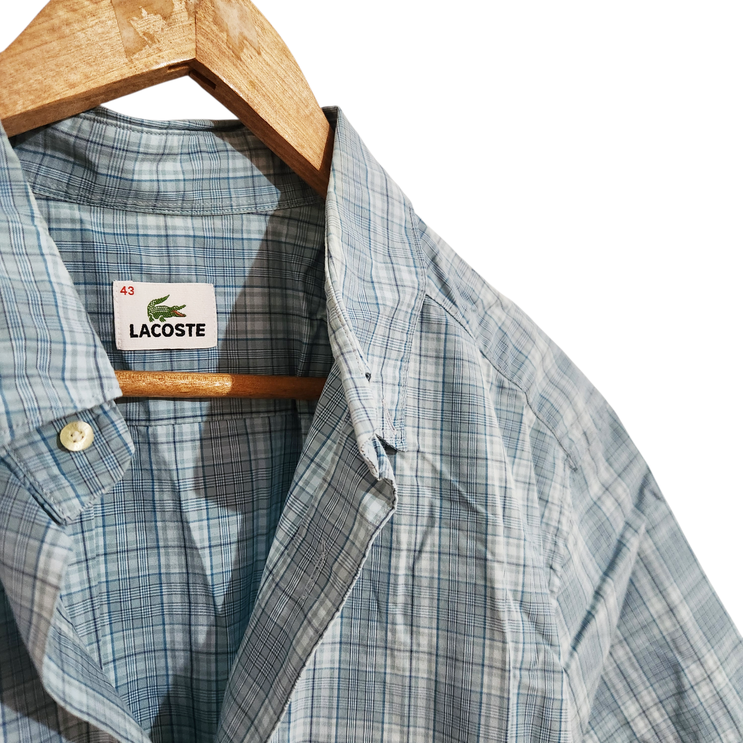 LACOSTE | חולצה מכופתרת לגבר מידה 43 XL