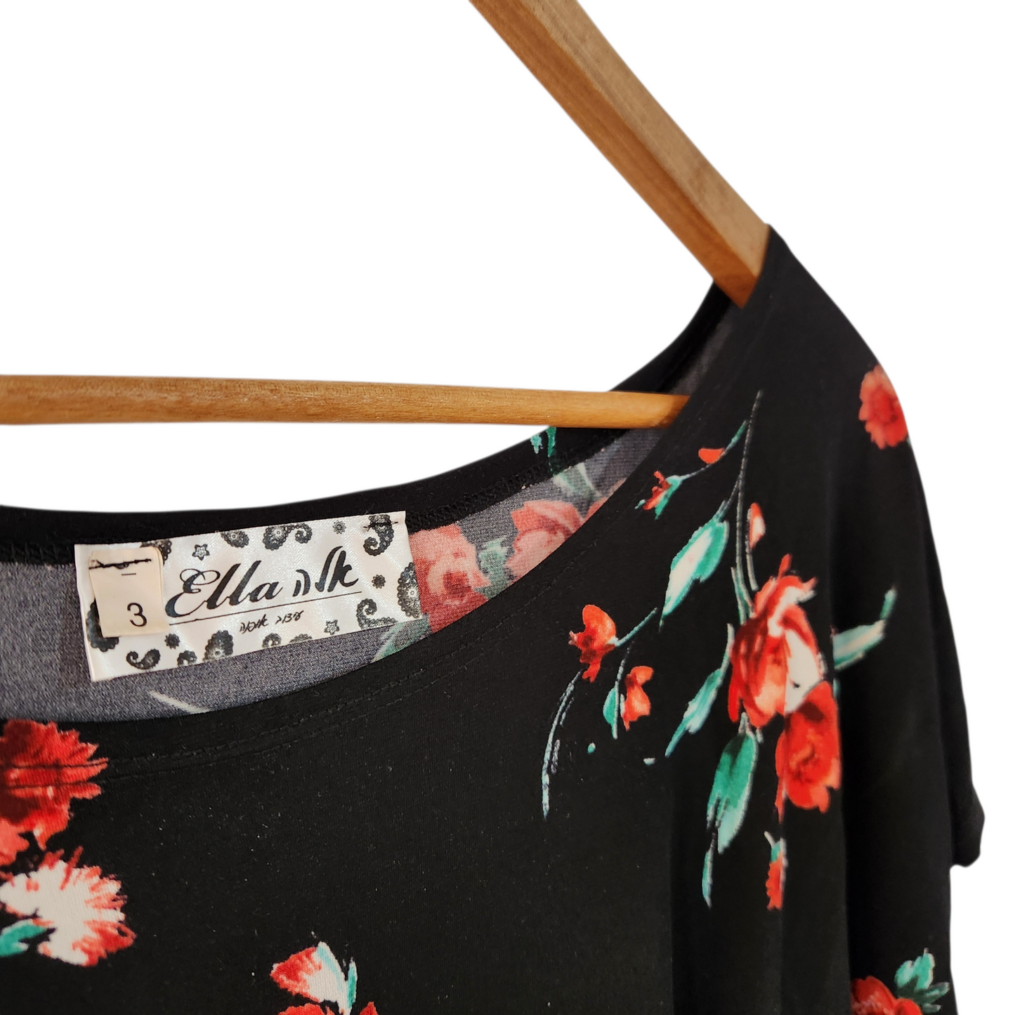 ELLA אלה | חולצה ארוכה דקה לאישה מידה 3 L