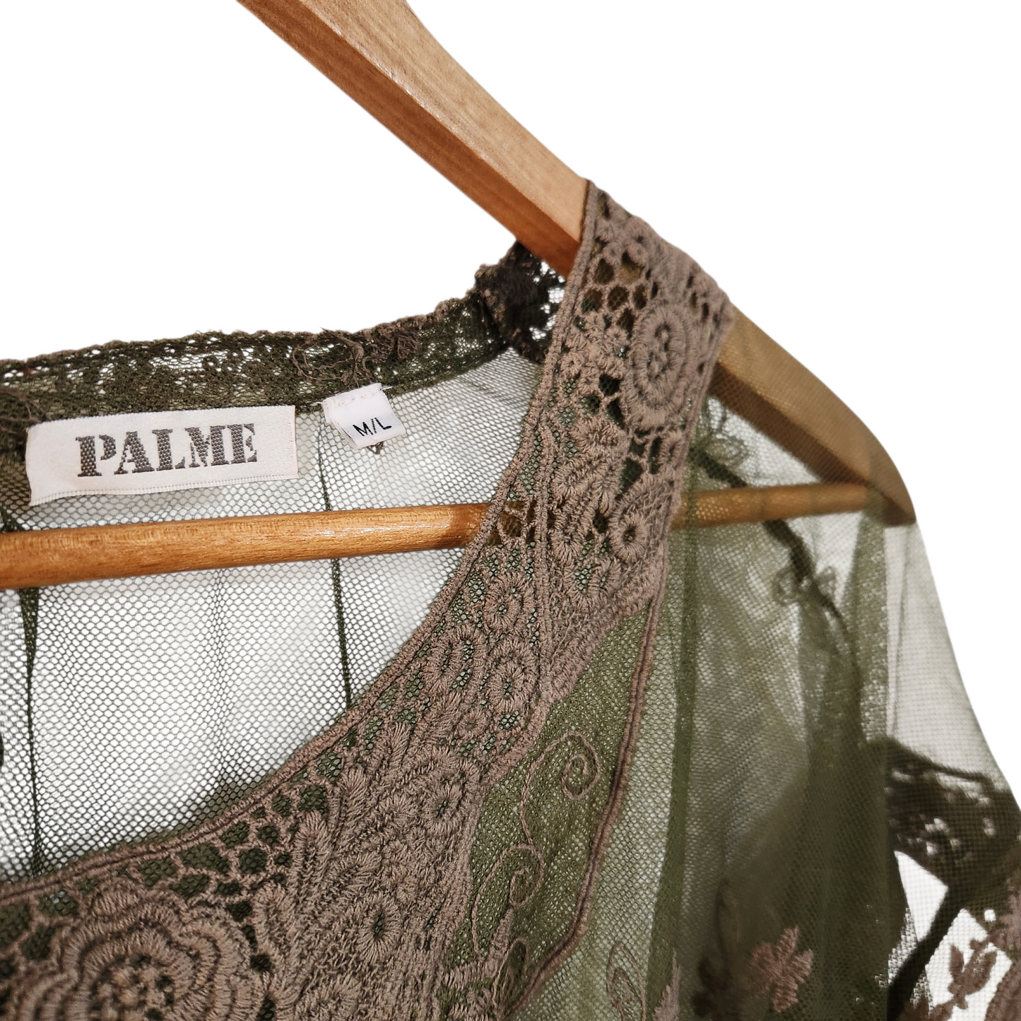 PALME | חולצה קצרה דקה אוברסייז | לאישה מידה M/L