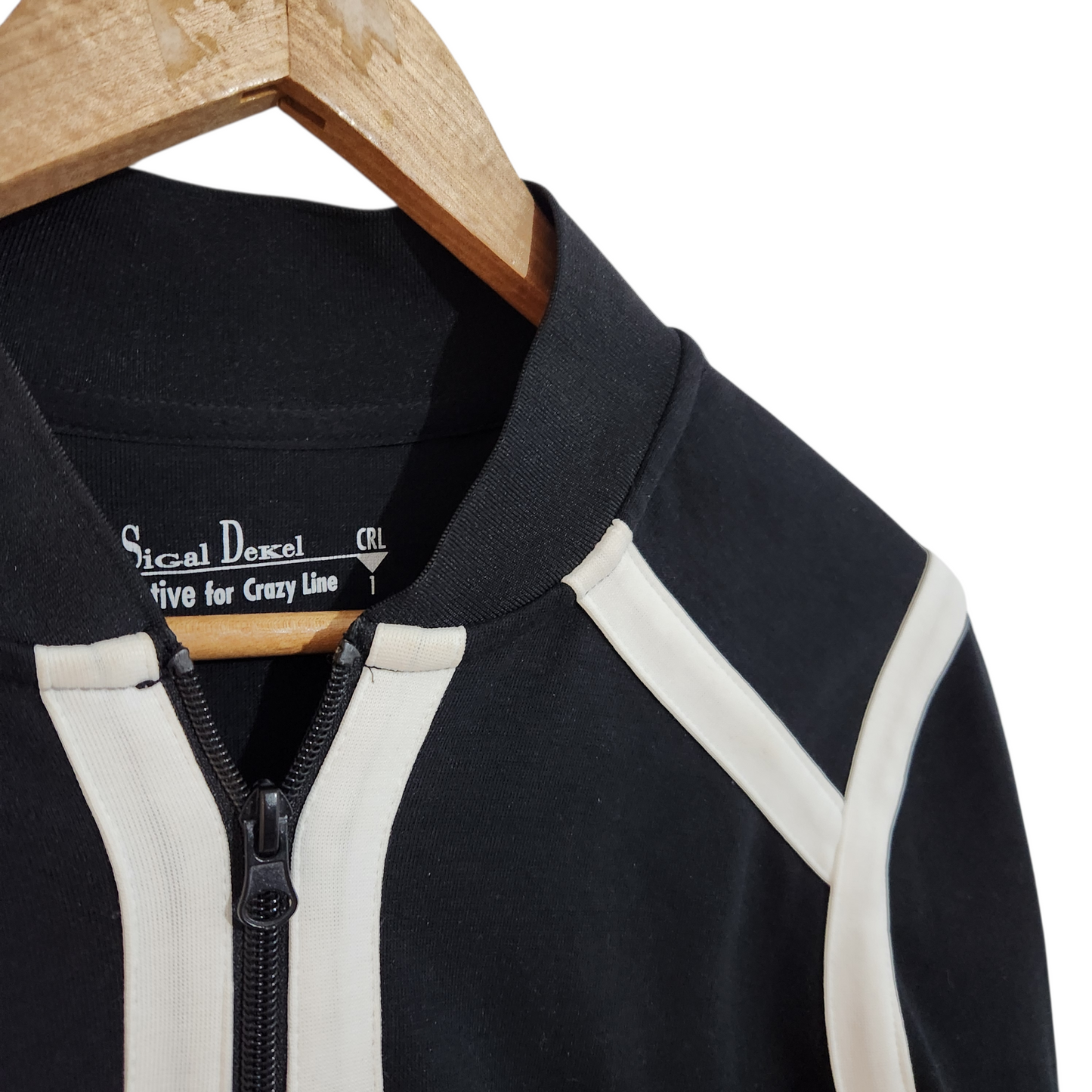 SIGAL DEKEL | ג'קט עם רוכסן לאישה מידה 1 S | מוכתם