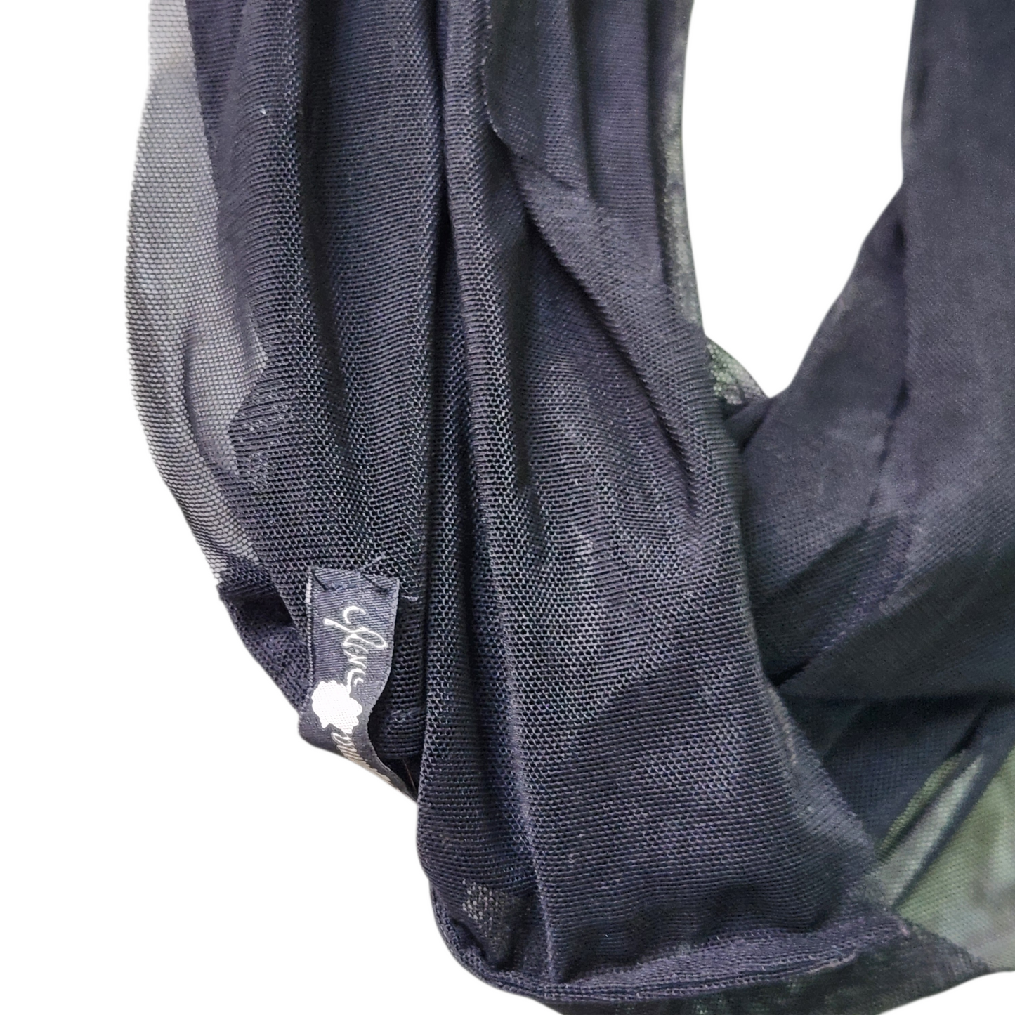 צעיף רשת לולאה צבע שחור