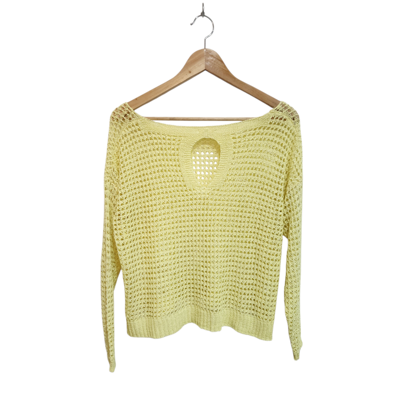 חולצת סריג צהובה לאישה מידה L | B2 beautiful