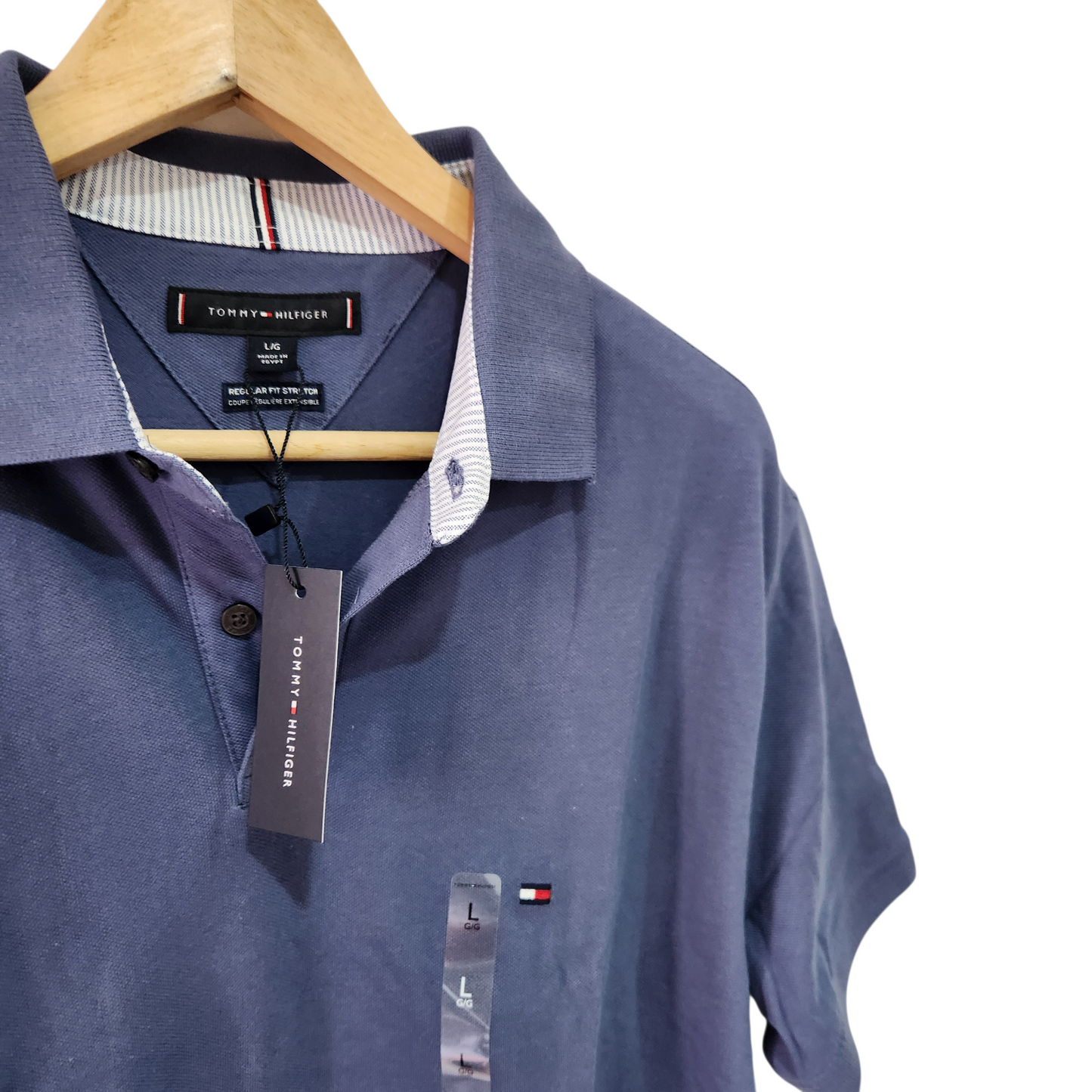 TOMMY HILFIGER | חולצה קצרה לגבר מידה L | חדשה עם תווית