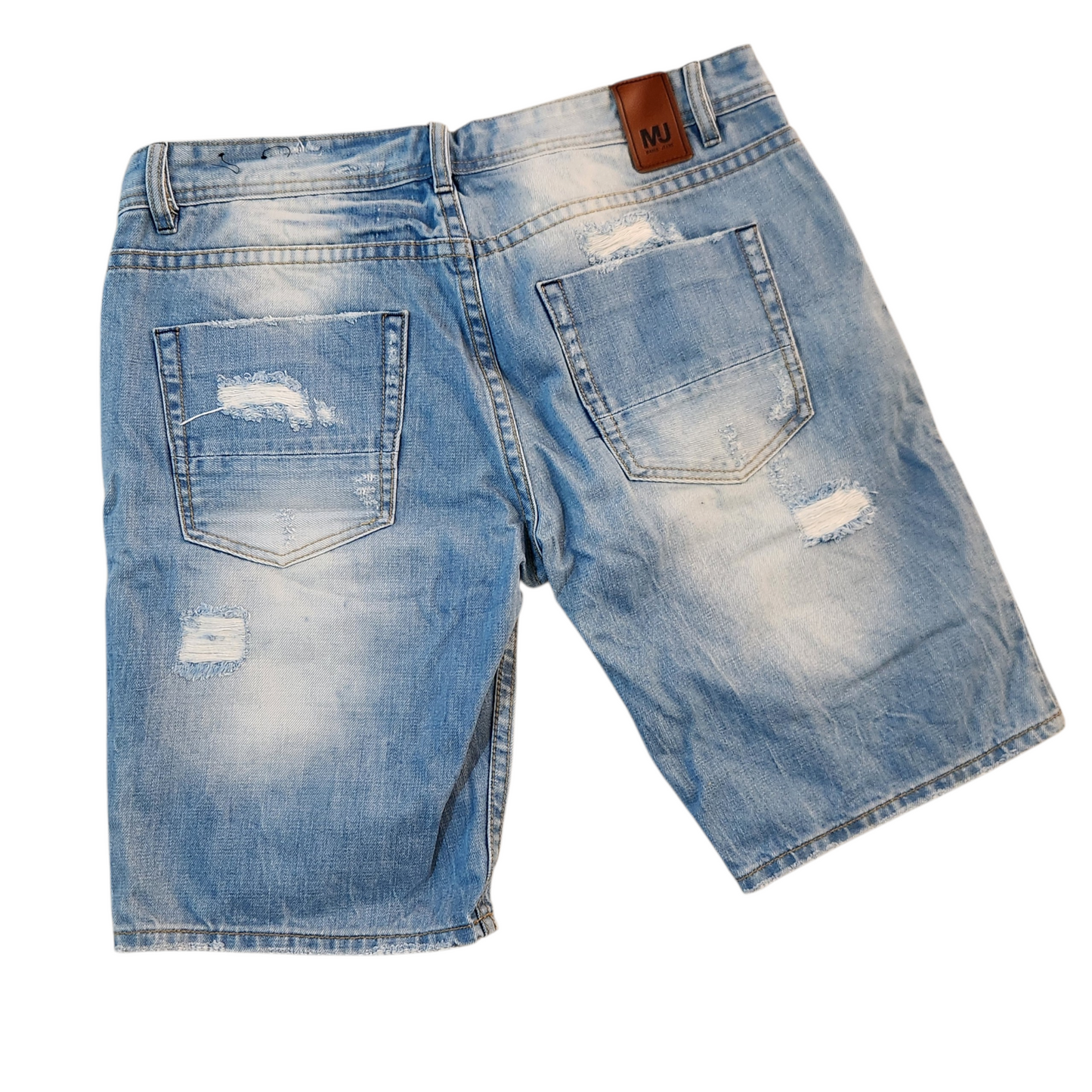 MANIA JEANS | ג'ינס קצר לגבר מידה 46 | 36 אינץ | XL
