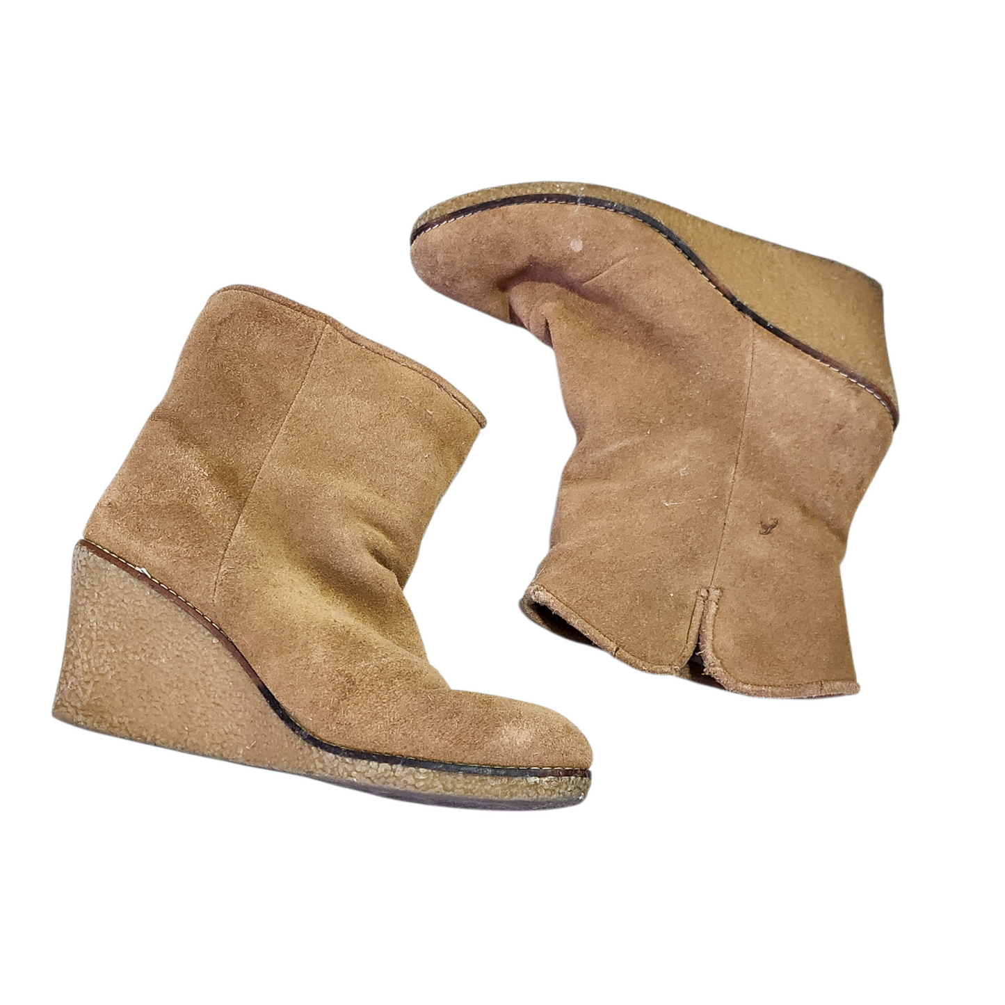 נעלי פלטפורמה עם פרווה בצד הפנימי | לאישה מידה 41 | מצב משומש