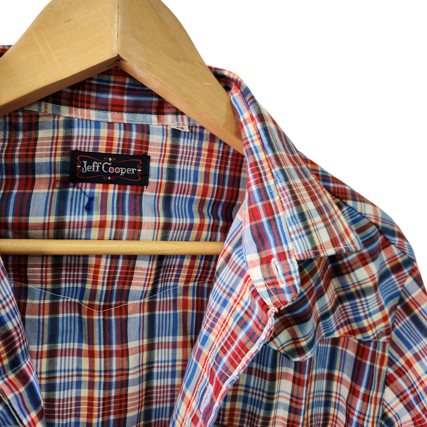 JEFF COOPER | חולצה מכופתרת לגבר מידה 42 XL