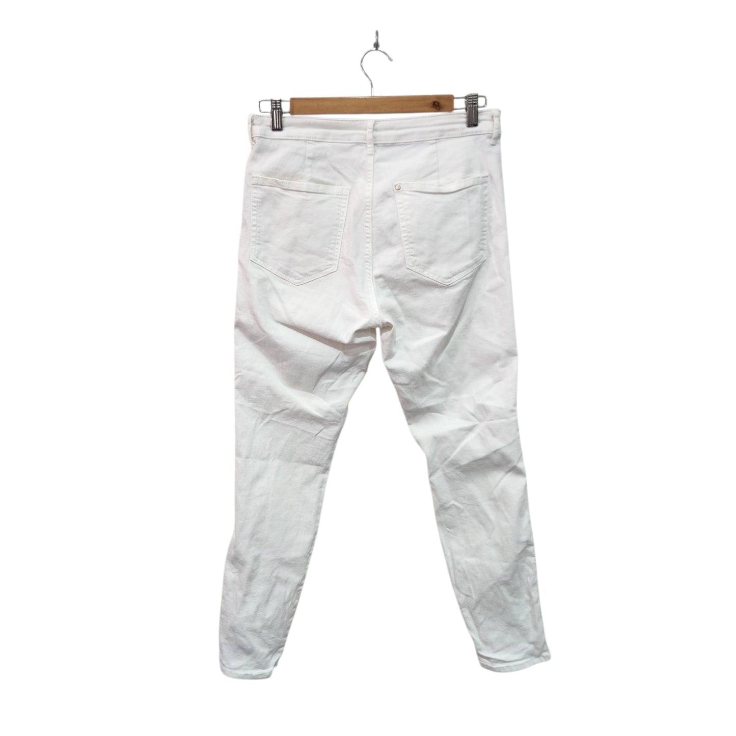 & DENIM | ג'ינס צבע לבן לאישה מידה 40 L