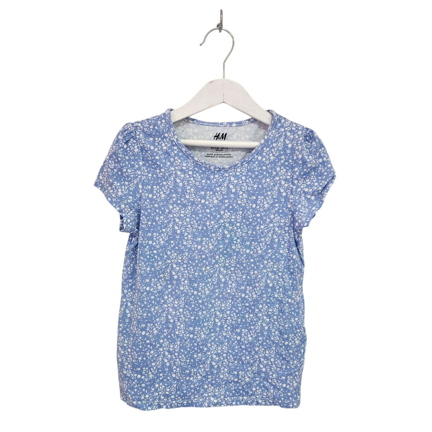 H&M | חולצה קצרה לילדות גיל 6-8