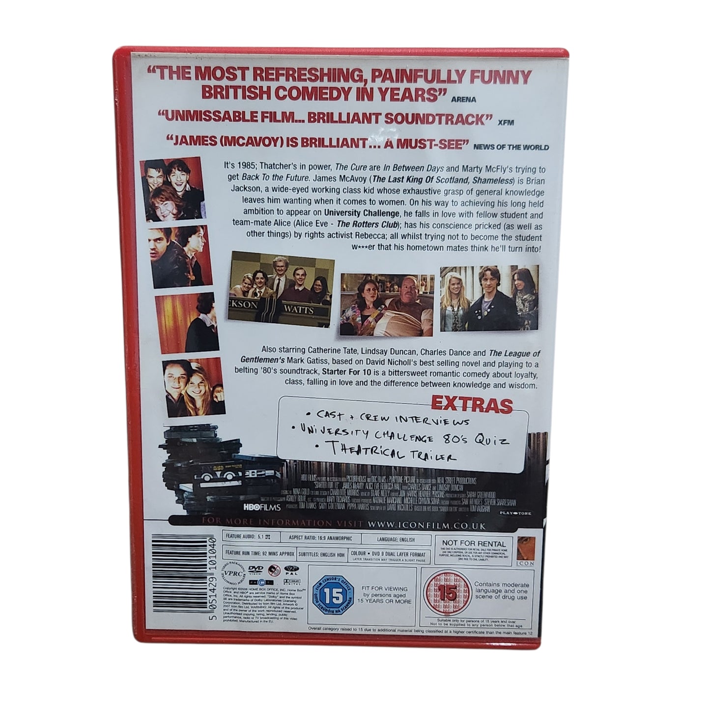 Starter for 10 | סטארטר פור 10 | DVD מקורי