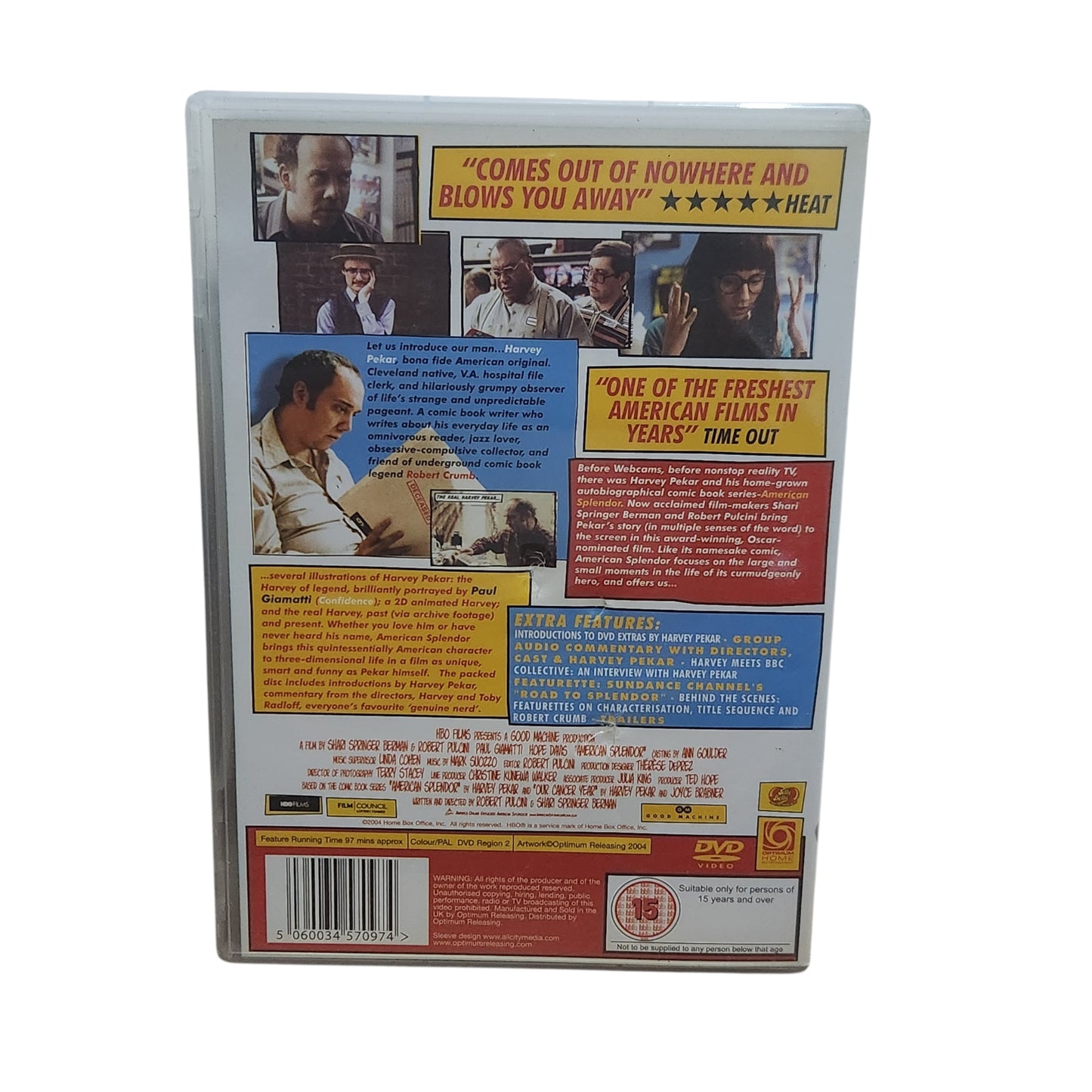 American Splendor | DVD מקורי | פול ג'יאמטי