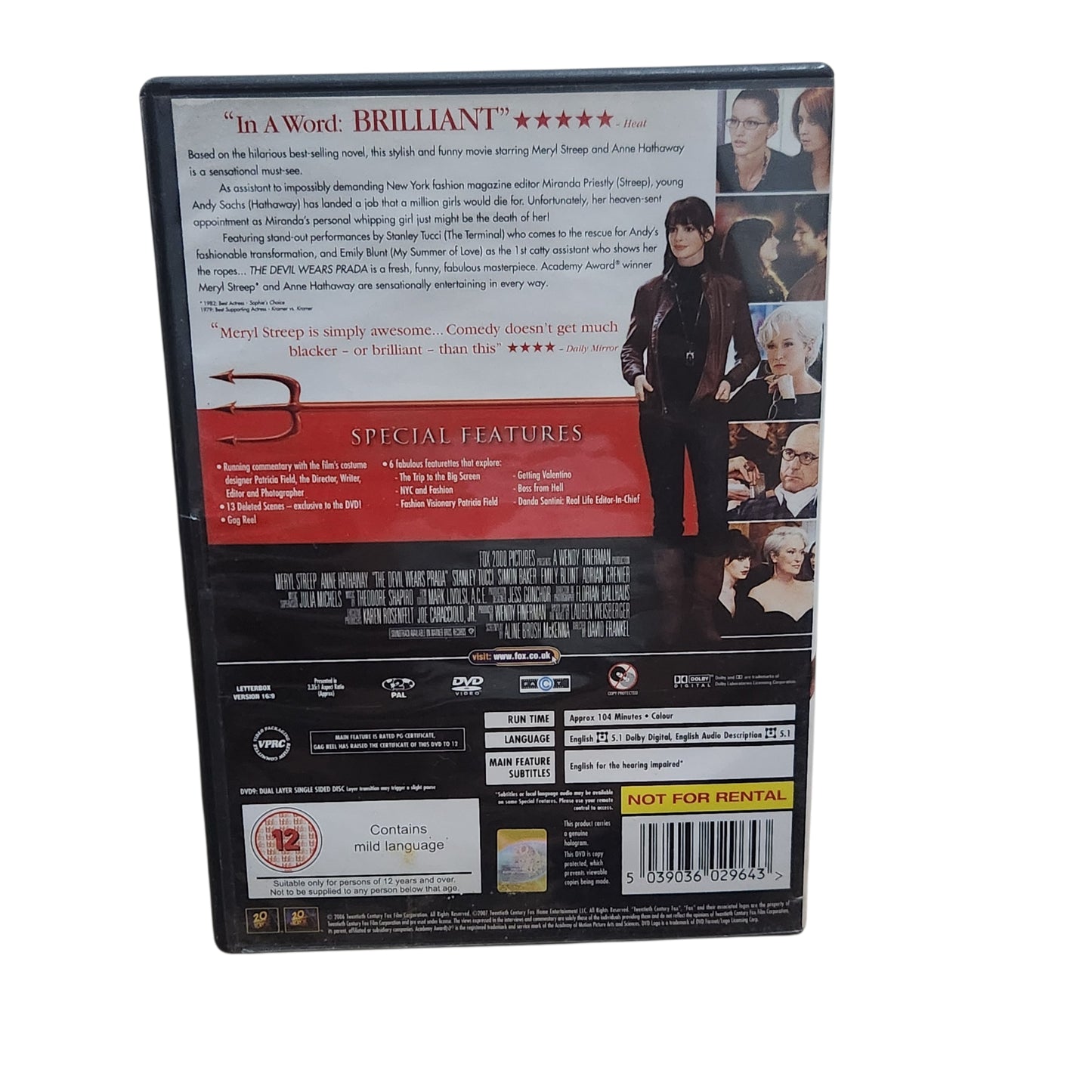 השטן לובשת פראדה (The Devil Wears Prada) | DVD מקורי