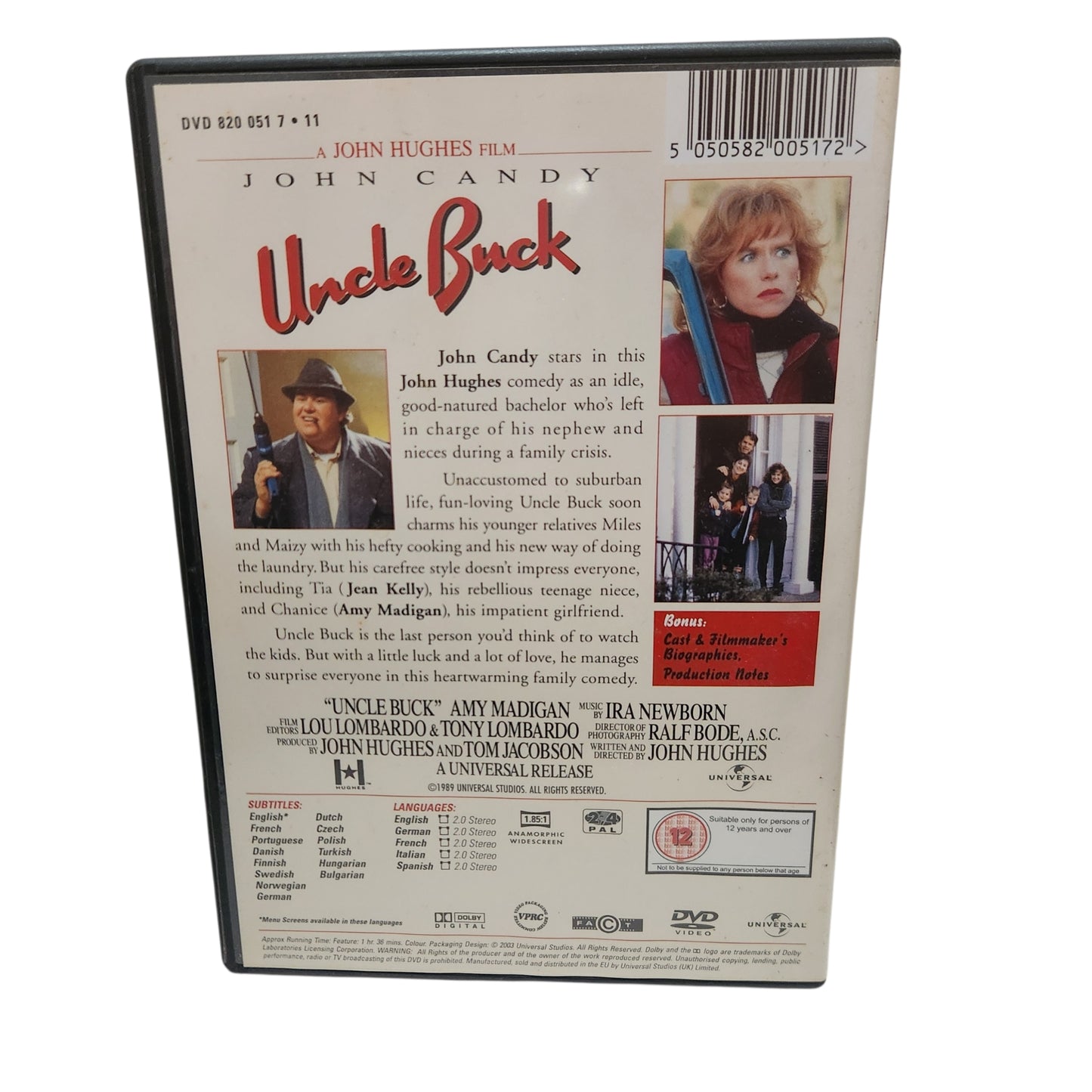 Uncle Buck (1989) | DVD מקורי
