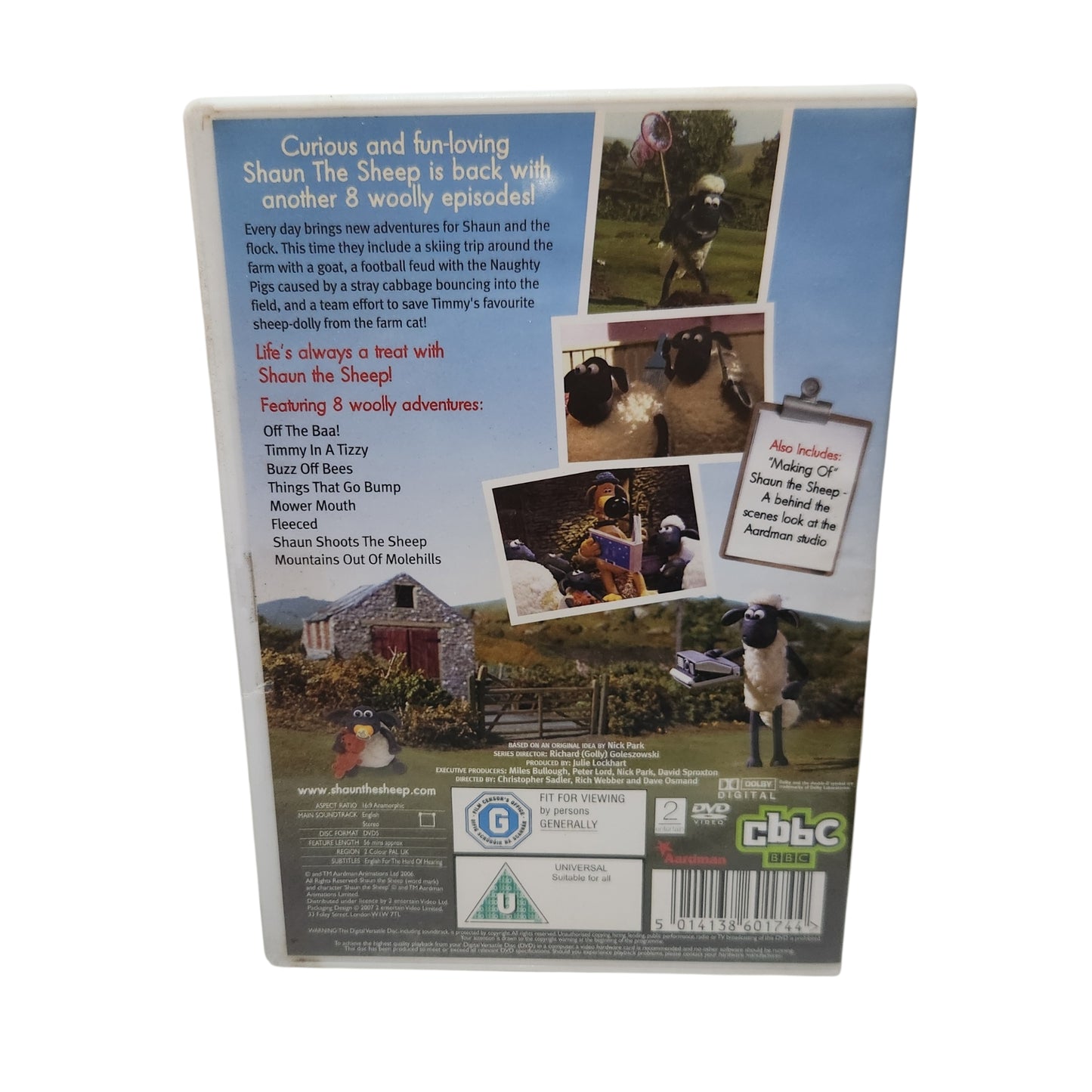 SHAUN THE SHEEP: OFF THE BAA! | DVD מקורי - הרפתקאות לילדים
