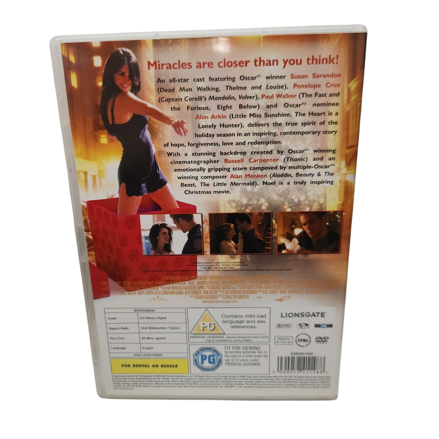 NOEL (2004) | DVD מקורי - דרמה רומנטית לחג המולד
