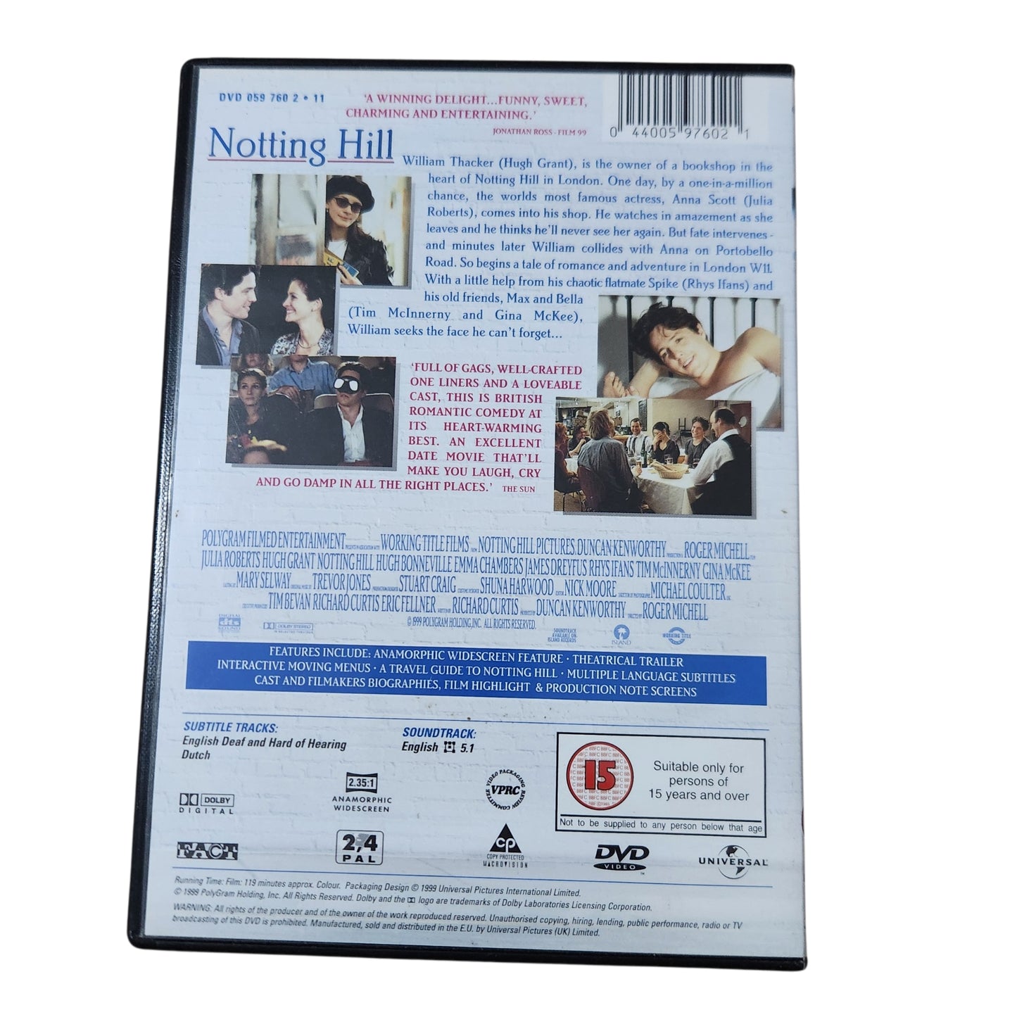 Notting Hill | נוטינג היל | DVD מקורי