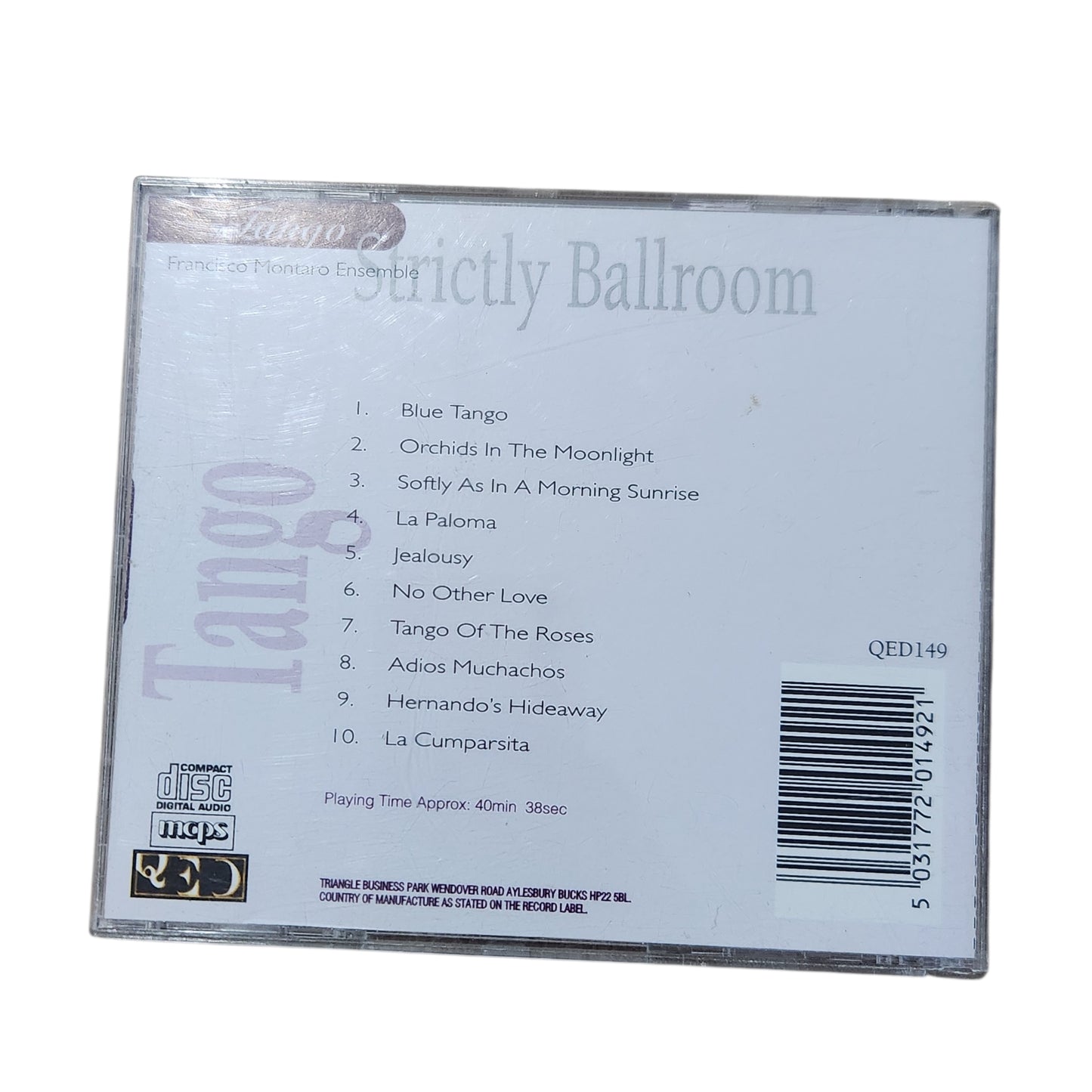 Francisco Montaro Ensemble – Strictly Ballroom Tango | CD