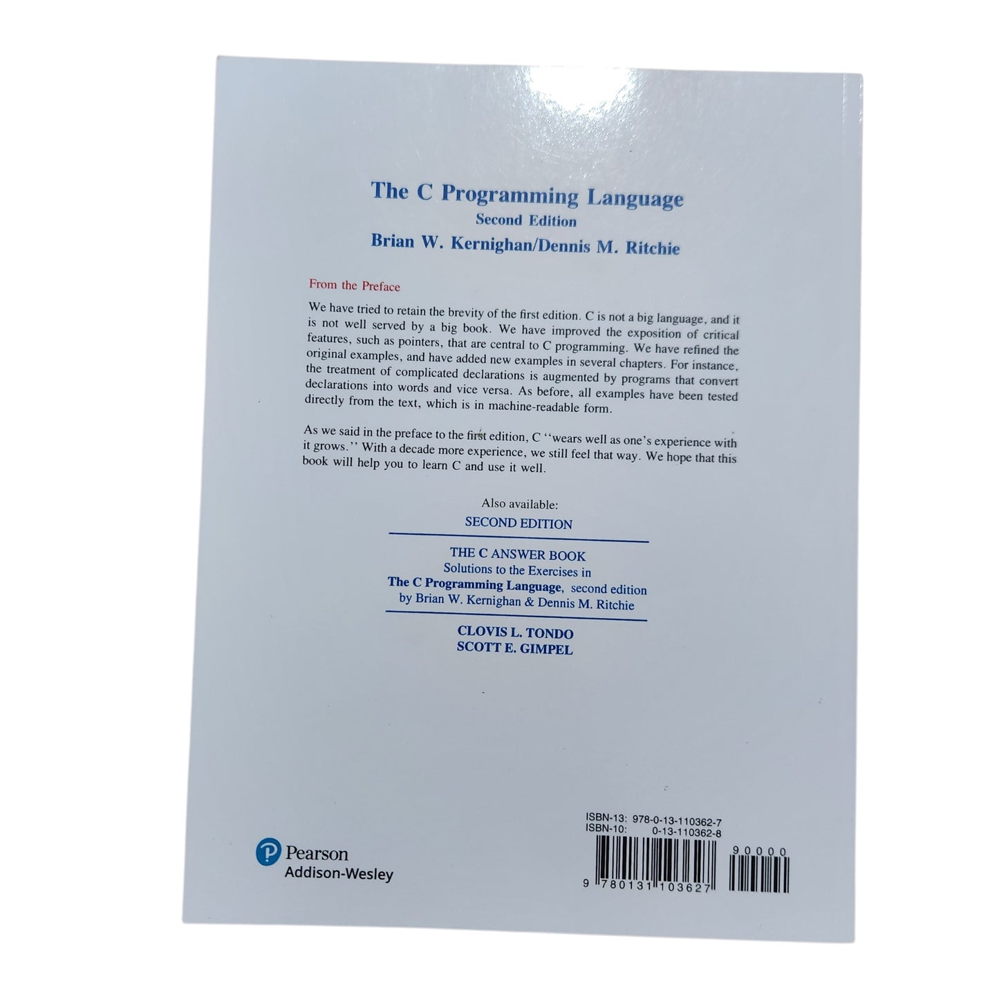 The C Programming Language Second Edition | ספר תכנות C מאת Kernighan & Ritchie