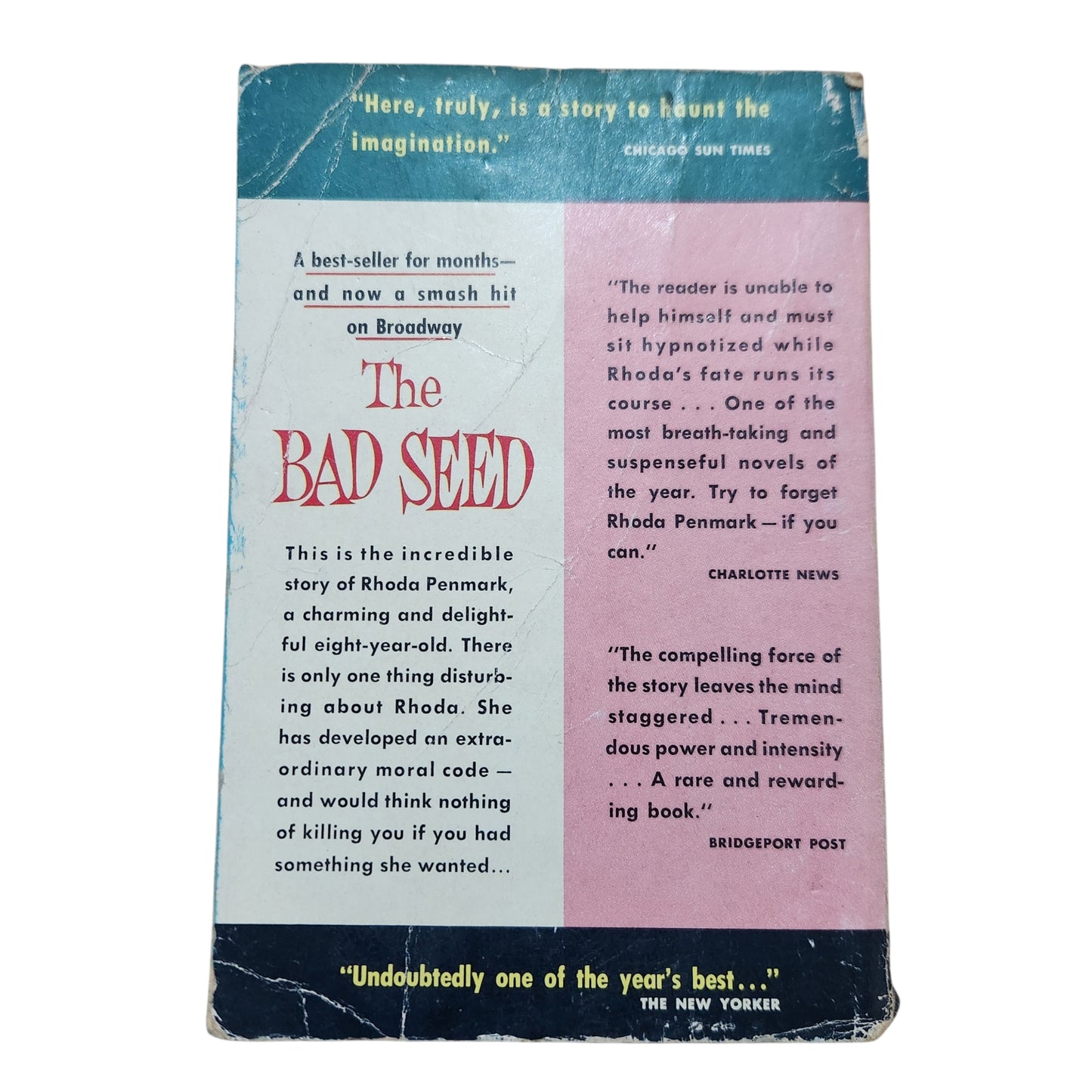 The Bad Seed / William March | ספר באנגלית וינטג' משנת 1954