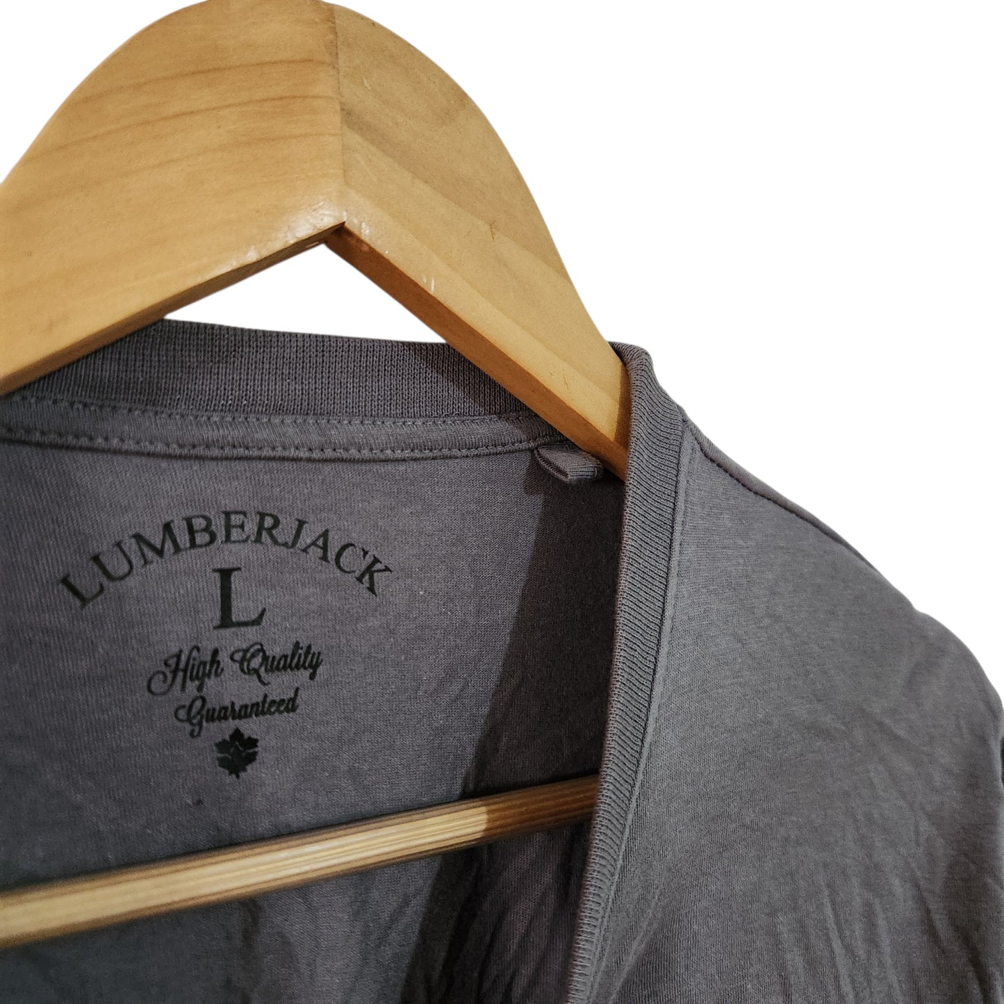 Lumberjack | חולצת טי לגבר | מידה L | אפורה