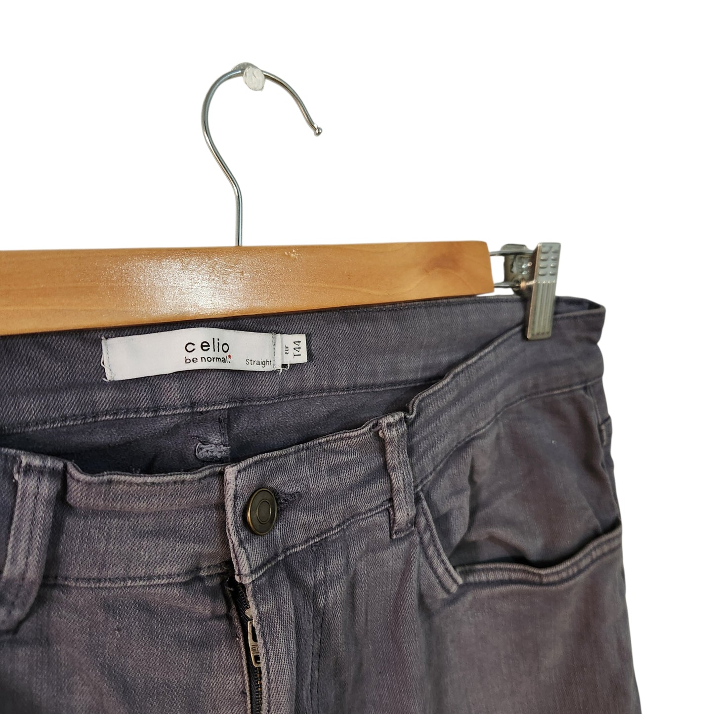 CELIO | ג'ינס לגבר מידה 44 אינץ | אפור כהה | Straight |