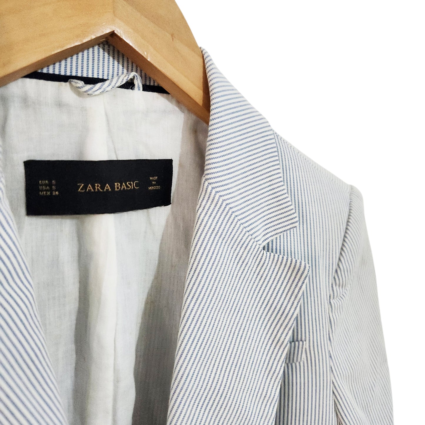 ZARA BASIC | בלייזר פסים לאישה מידה S
