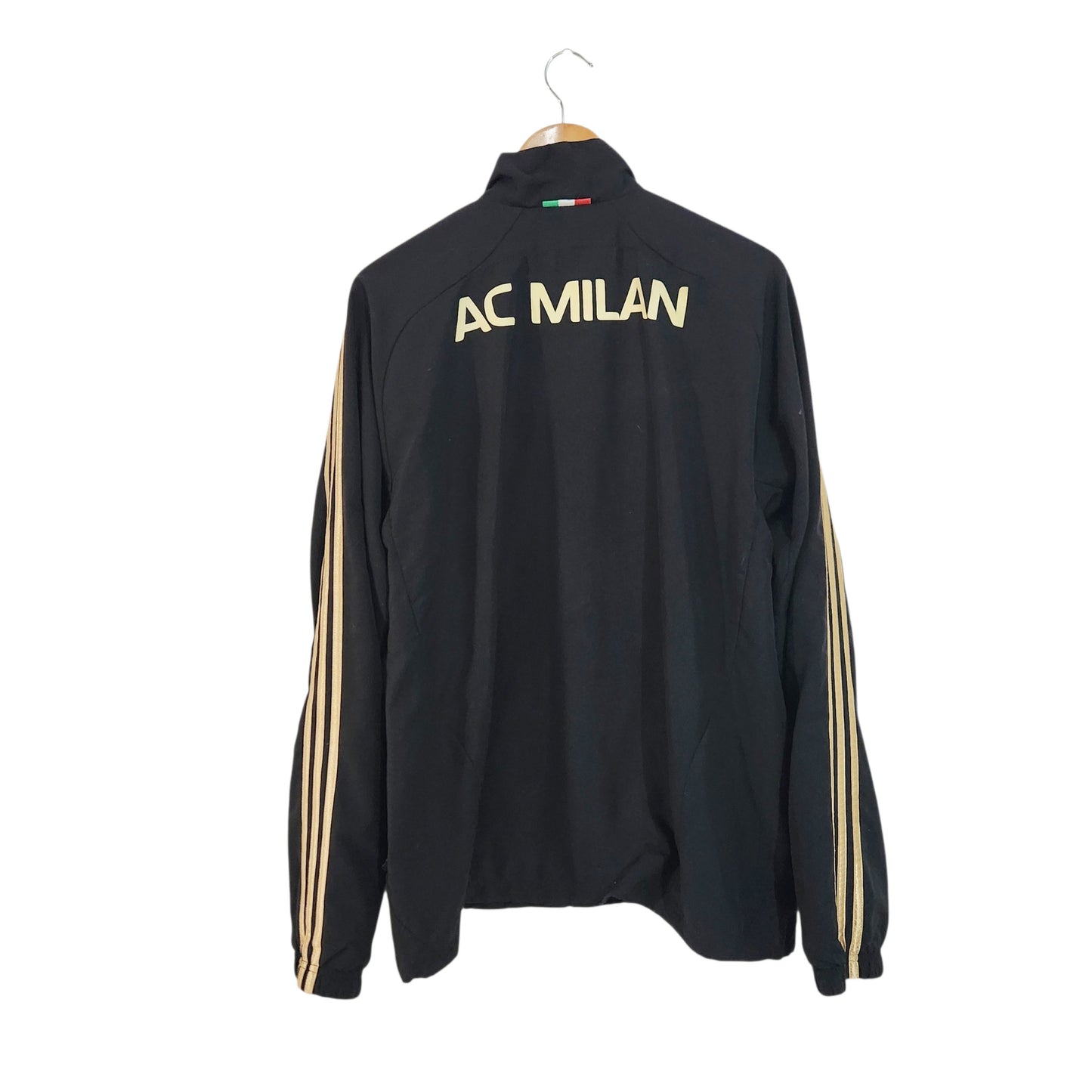 adidas AC Milan מעיל ספורט שחור לגברים מידה L