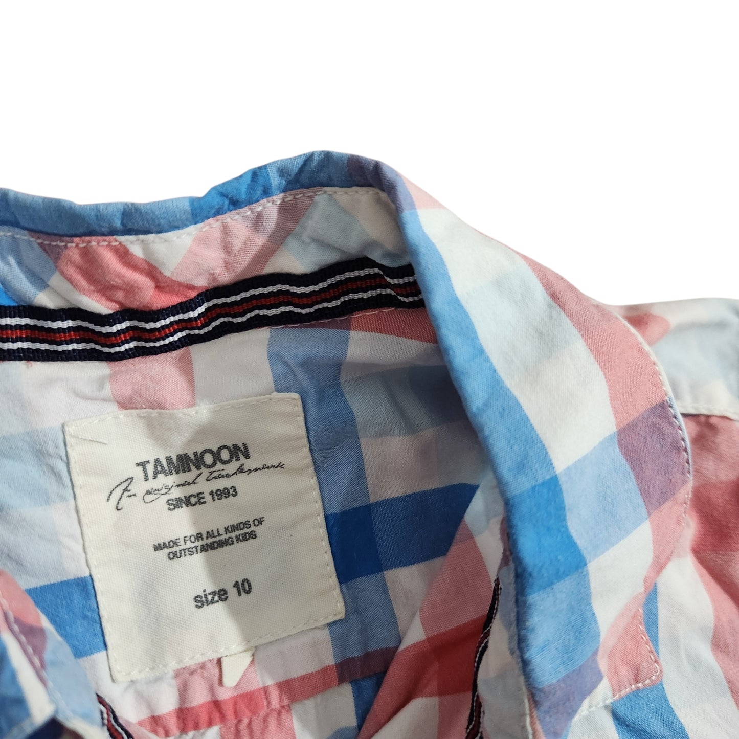 TAMNOON | חולצה קצרה מכופתרת לילדים גיל 10