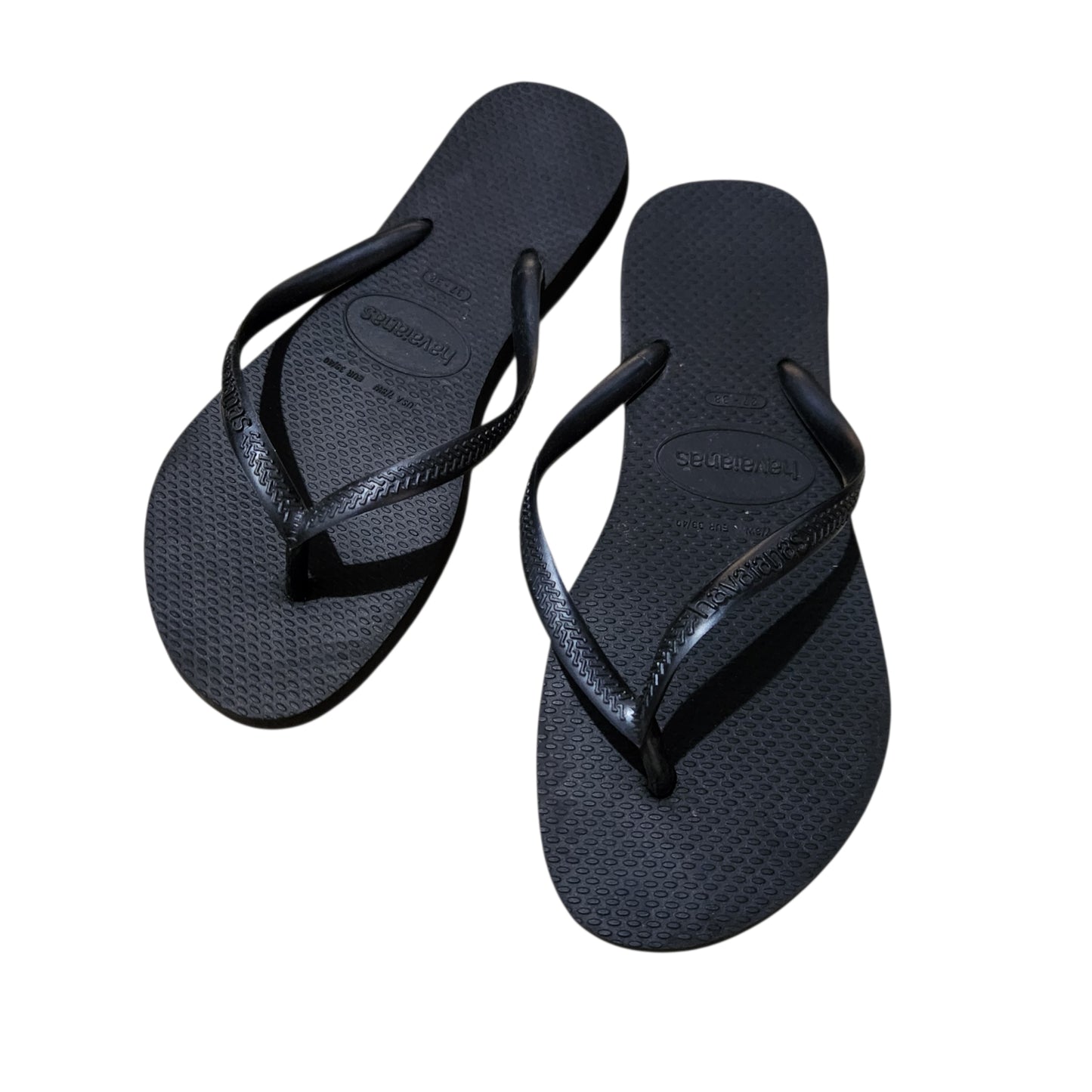 HAVAIANAS | כפכפי אצבע שחורים מידה 37–38