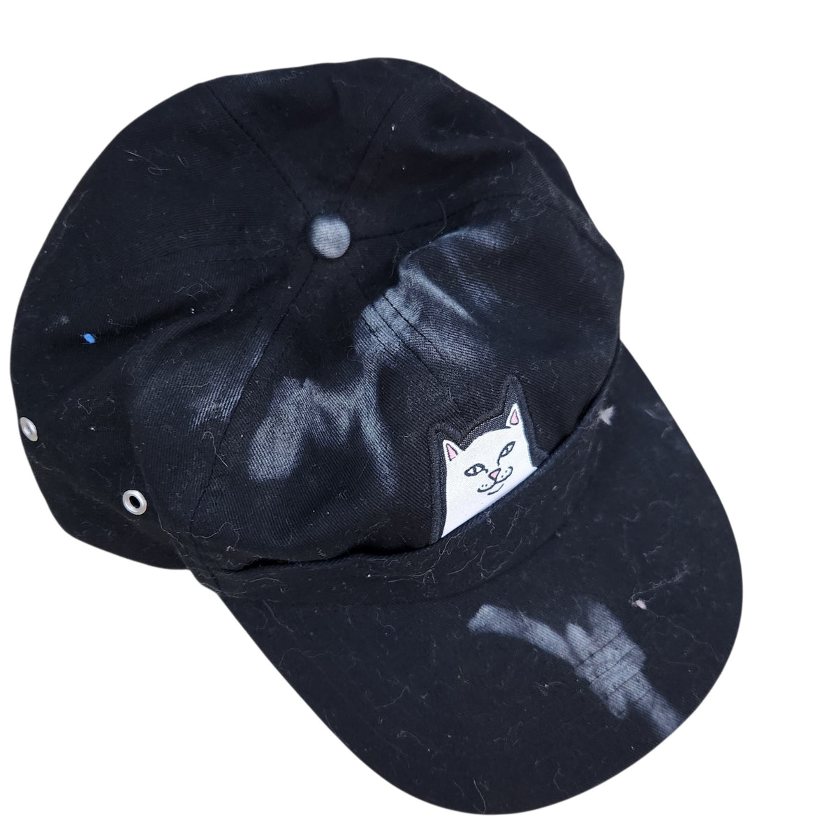 RIPNDIP | כובע מצחייה שחור Lord Nermal | מוכתם