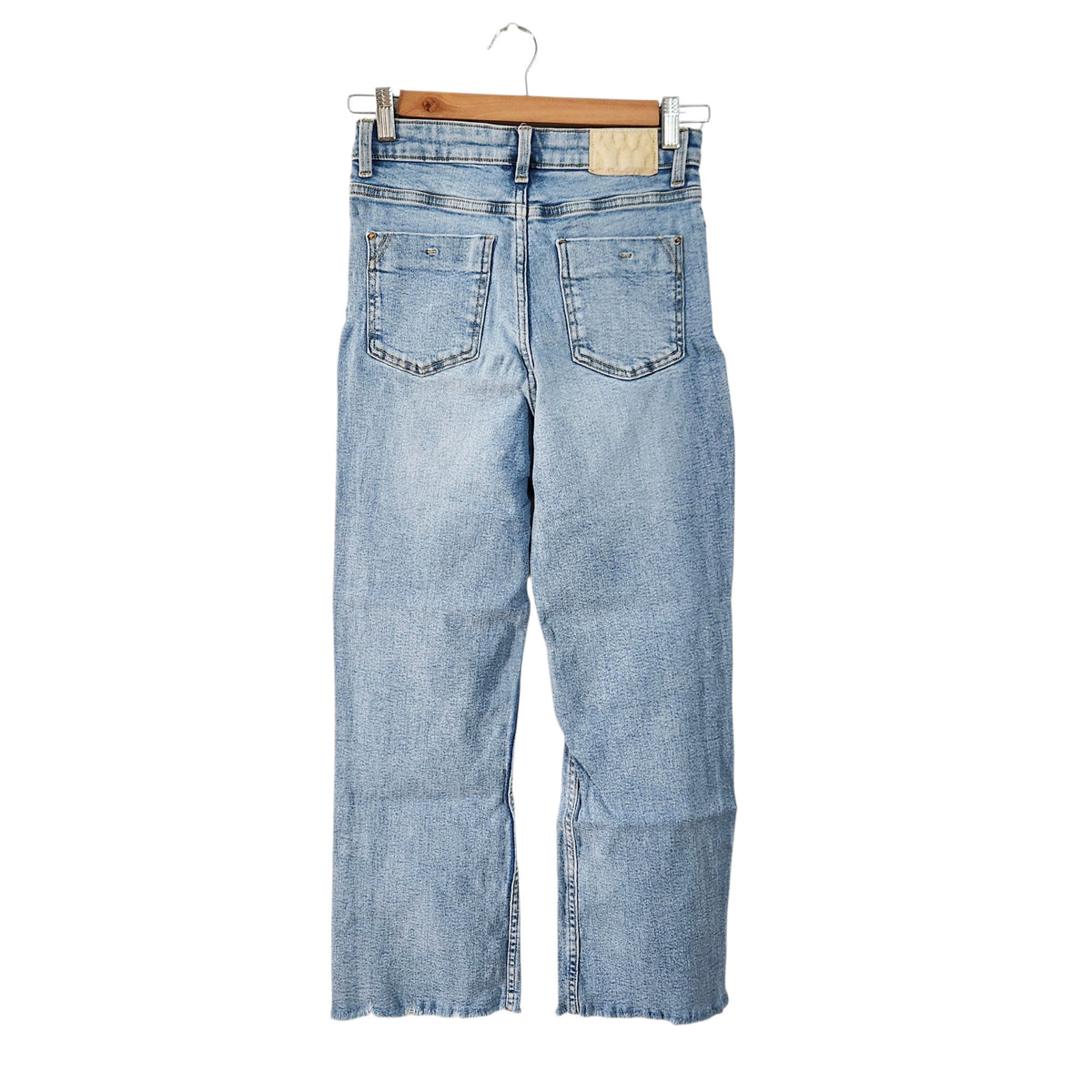 ZARA | ג׳ינס Wide Leg לנשים | מידה 34 | כחול בהיר