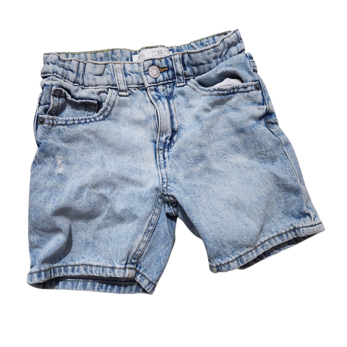 ZARA | מכנסי ג׳ינס קצרים לילדים | גיל 4–5