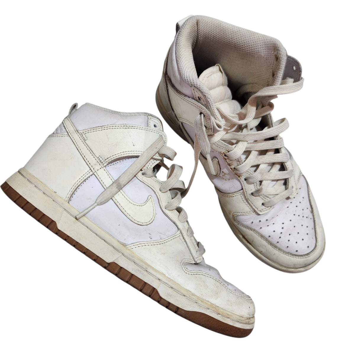 NIKE | נעלי סניקרס גבוהות לאישה | מידה 38 | לבן