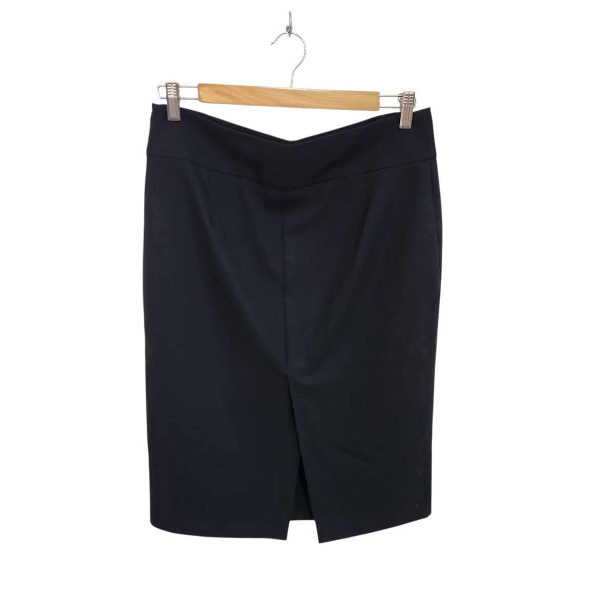 ZARA BASIC | חצאית עיפרון שחורה מחויטת | לאישה | מידה 42 (XL)