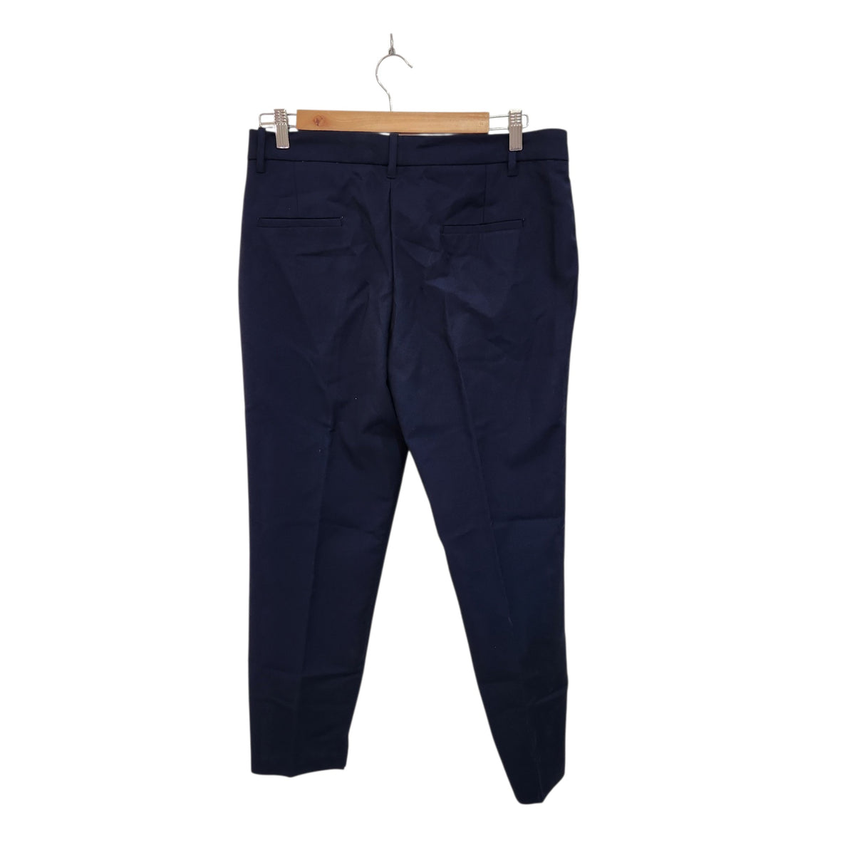 ZARA WOMAN | מכנסיים מחויטים כחול נייבי לאישה | מידה L