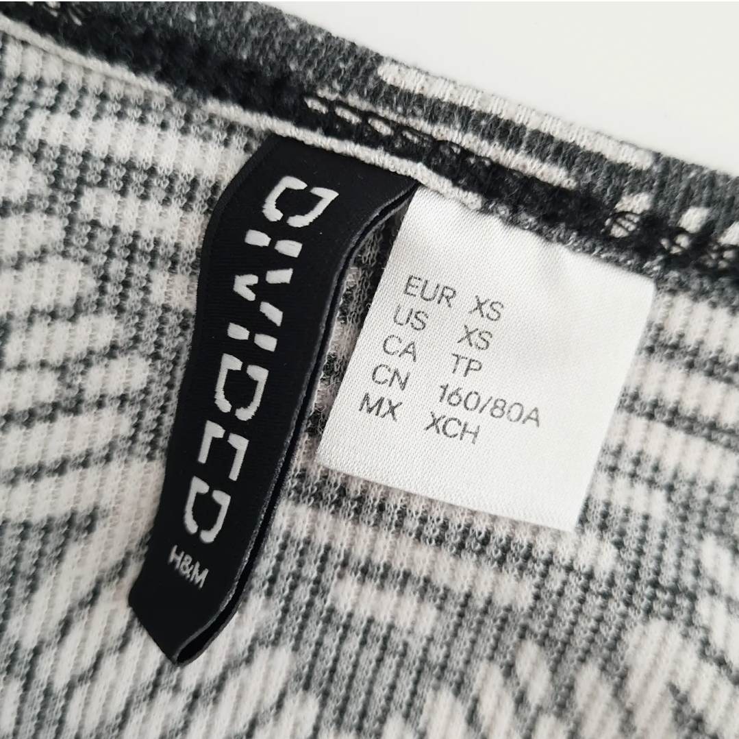 H&M XS חולצה ארוכה