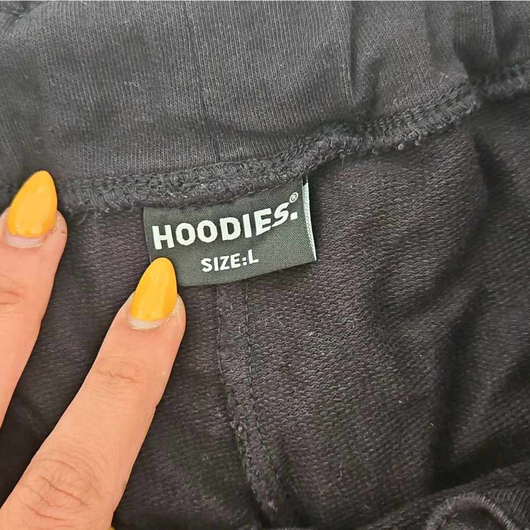 HOODIES מכנסיים שחורים מידה L