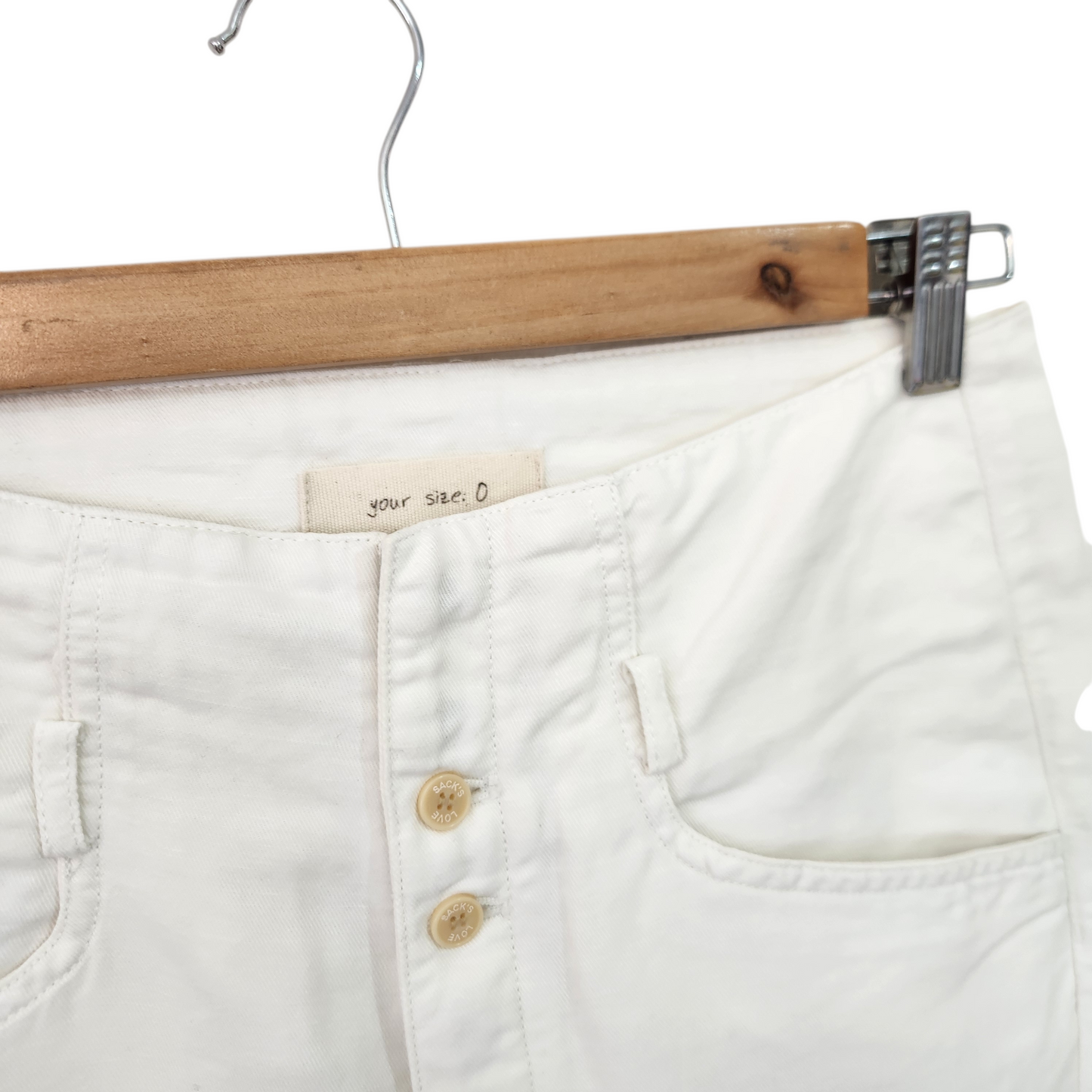 SACK'S מכנסיים לבנים לאישה מידה 0 34