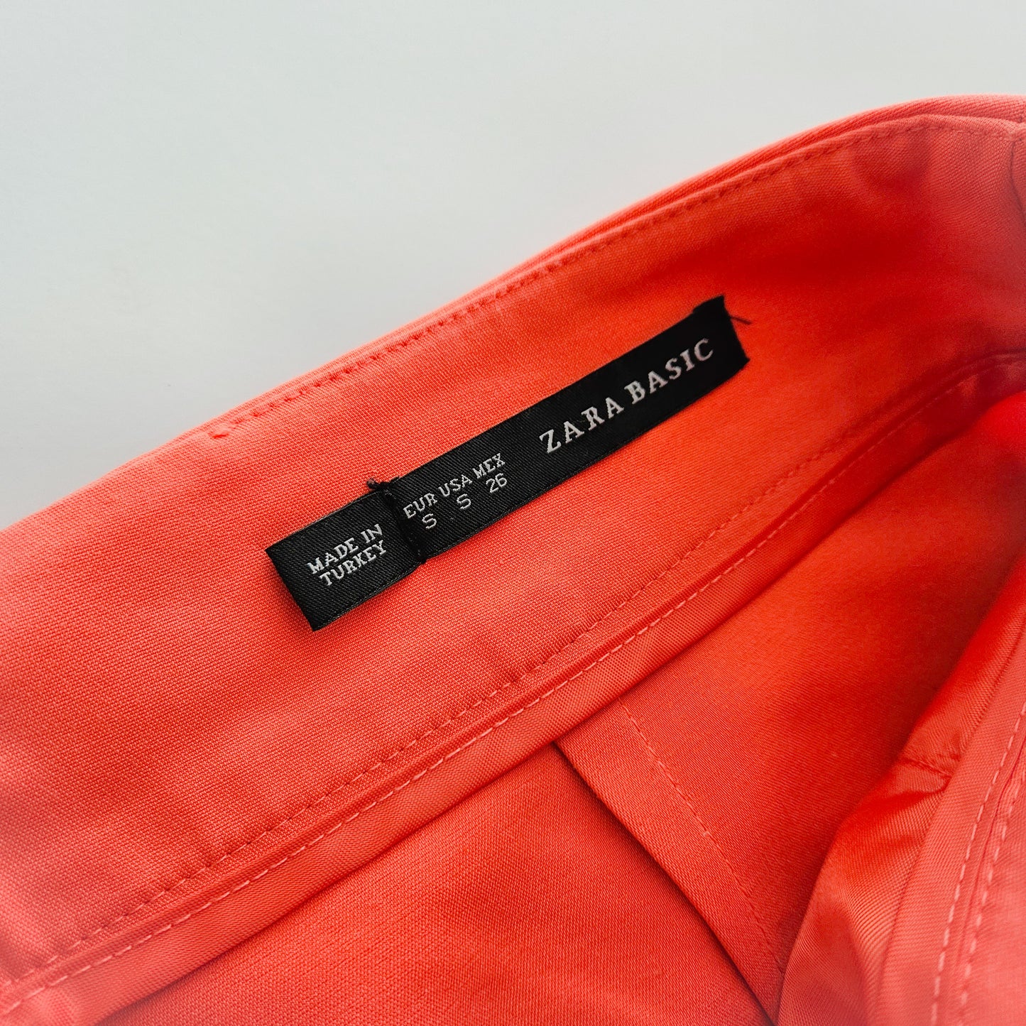 ZARA חצאית כתומה מידה S