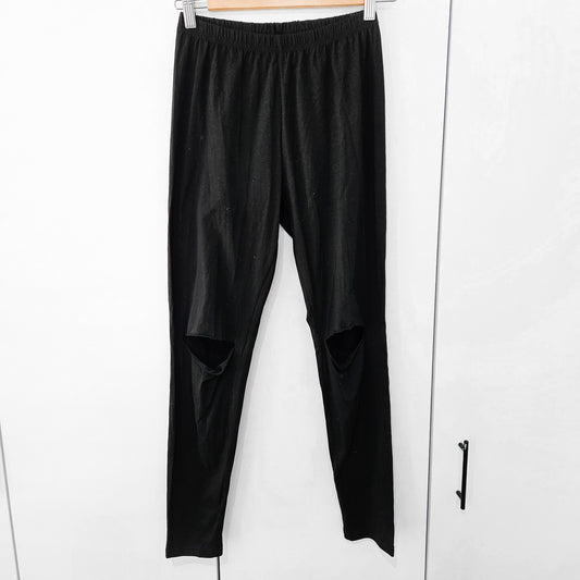 Shein טייץ שחור לנשים מידה M 
