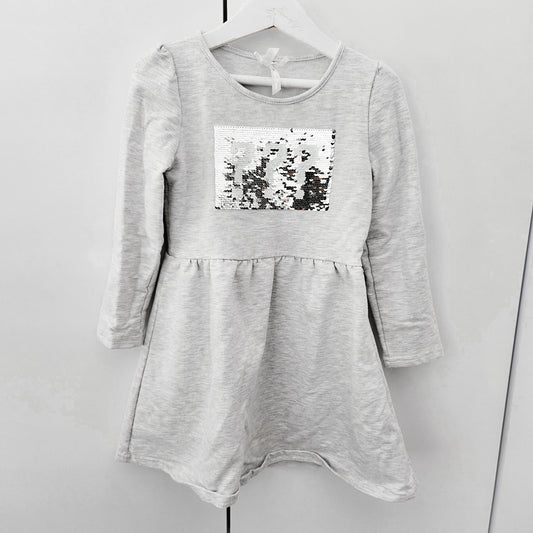 GOLF שמלה אפורה לילדים מידה 6-7 