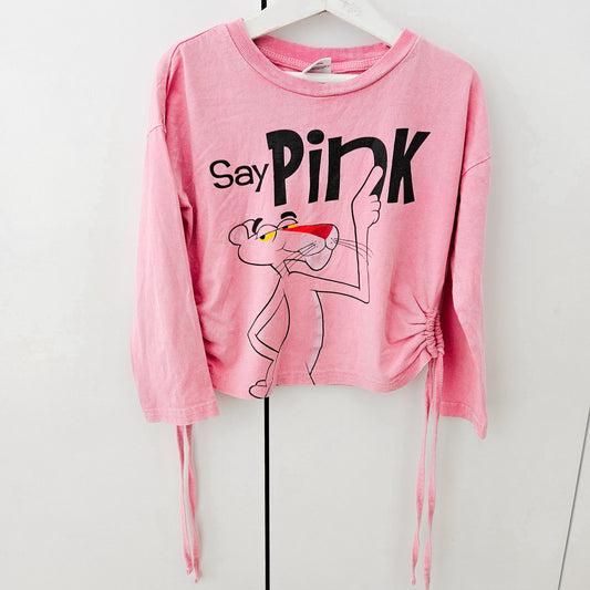 חולצה ורודה לילדים גיל 6