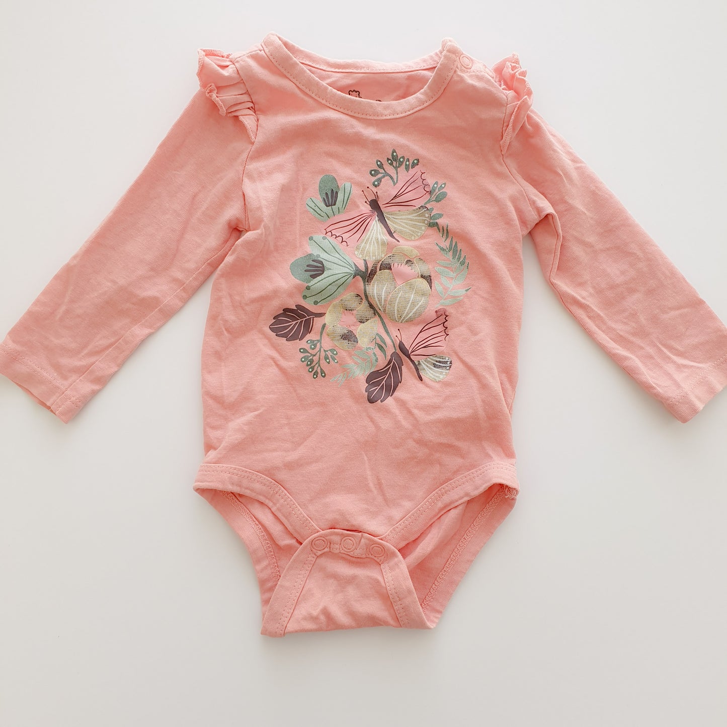 So cute בגד גוף ארוך ניו בורן 0-3 חודשים 