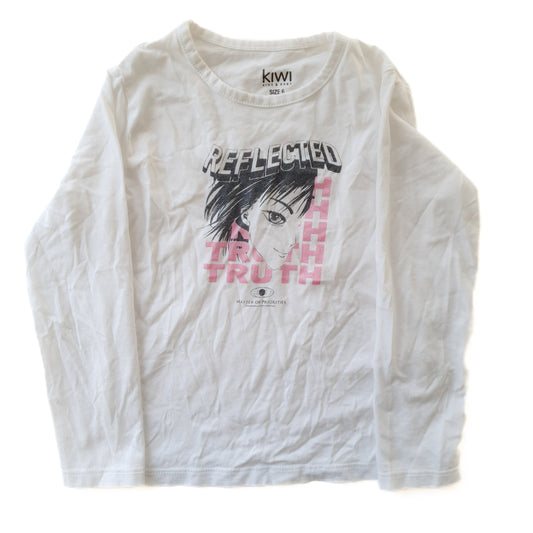 חולצה ארוכה דקה לילדים גיל 6 KIWI