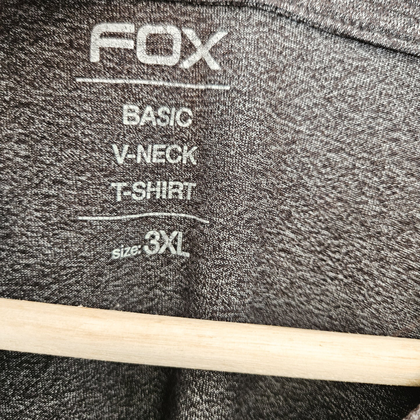 FOX חולצה קצרה אפורה מידה XXXL